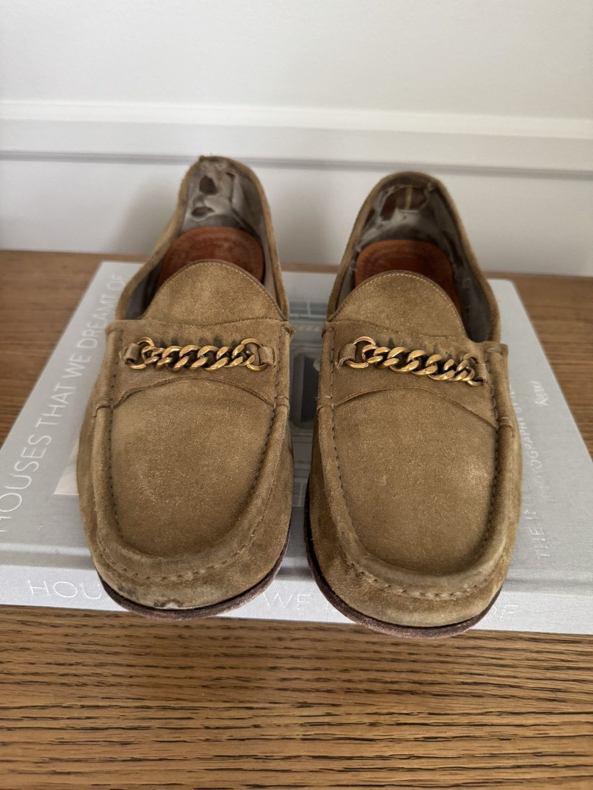 Tom Ford Tom Ford York Chain suede loafers Size US 10 / EU 43 - 2 Thumbnail