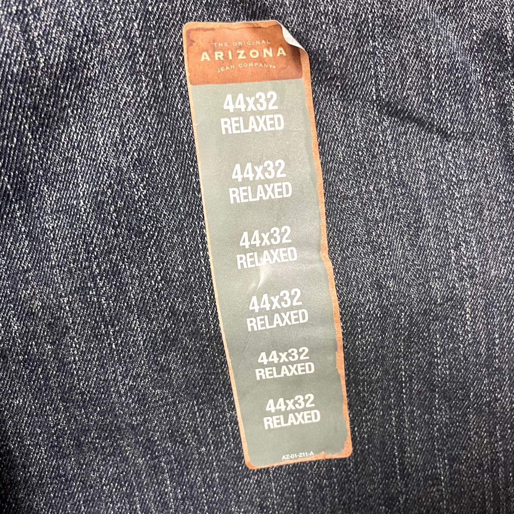 Vintage Arizona Jean Company Jeans Men 44 Big & Tall Stone Denim Relaxed Fit Blue 31 Inseam Size US 44 / EU 60 - 5 Thumbnail