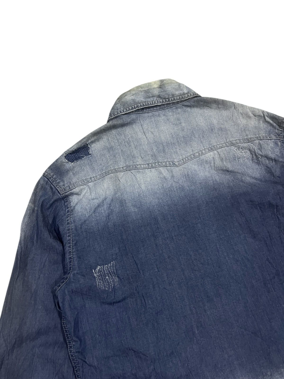 In The Attic Vintage in the attic denim button up long sleeve shirt Size US L / EU 52-54 / 3 - 17 Thumbnail