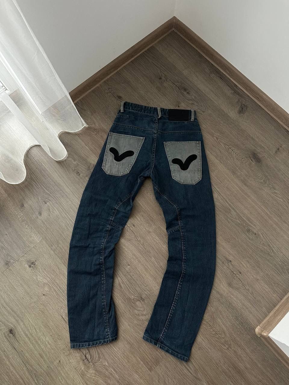 Japanese Brand × Vintage Vintage Japanese Denim Big Logo Y2K Pants Size US 28 / EU 44 - 1 Thumbnail