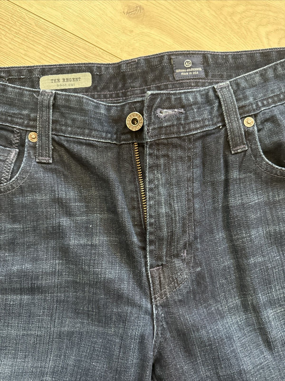 AG Adriano Goldschmied AG Denim Jeans 34x34 The Regent Boot Cut Size US 34 / EU 50 - 2 Thumbnail
