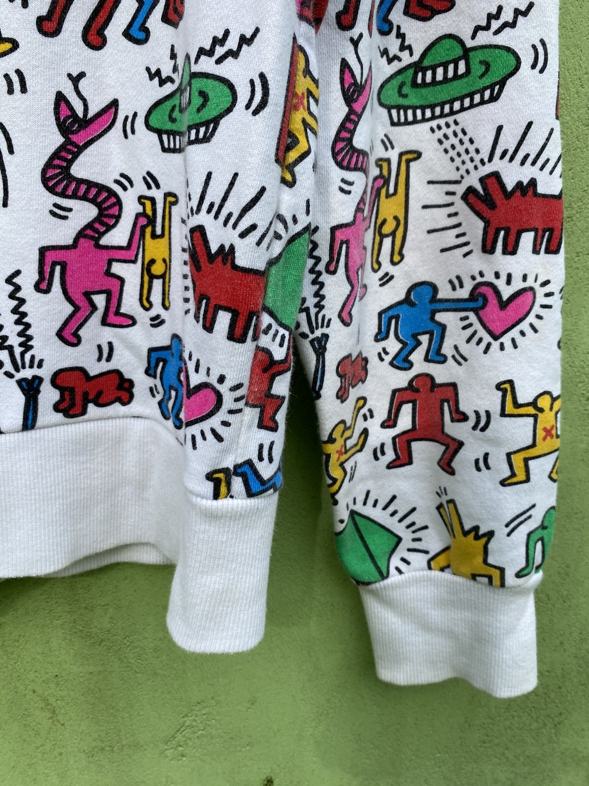 Keith Haring BIGBANG X Keith Haring Hoodie Full Print Colorful Iconic Art Size US L / EU 52-54 / 3 - 13 Thumbnail