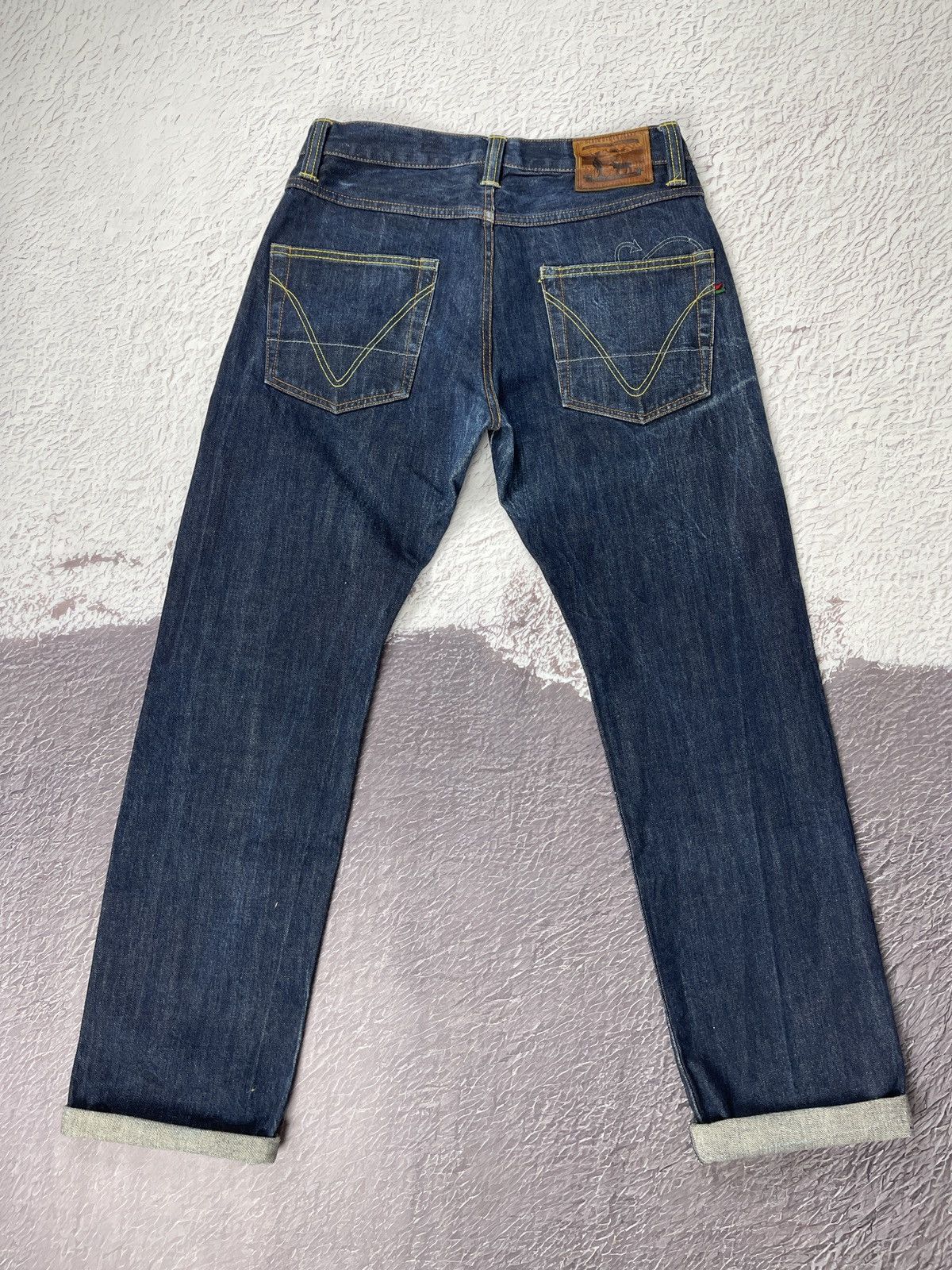 Denim Demon Aktiebolaget Denim Demon AAJJA Raw Selvedge Blue Jeans Men’s Size US 31 - 15 Thumbnail