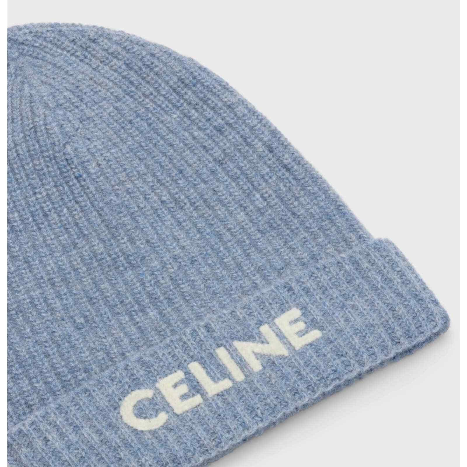 Celine Celine Paris Laine Wool Knit Beanie Winter Hat One Size Size ONE SIZE - 3 Thumbnail