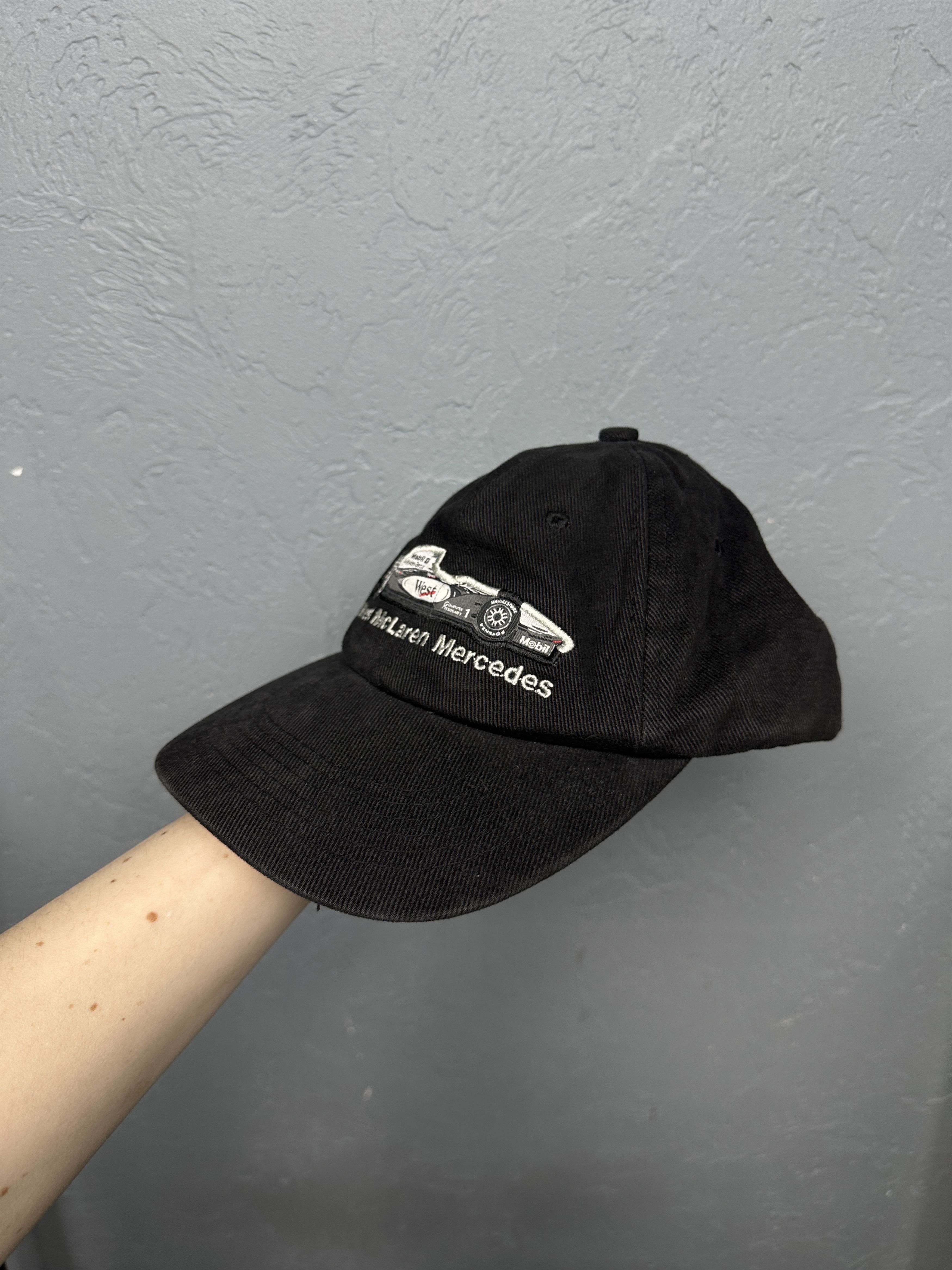 Mercedes-Benz West McLaren Mercedes Formula 1 Vintage Cap Hat Embroidered Size ONE SIZE - 2 Thumbnail