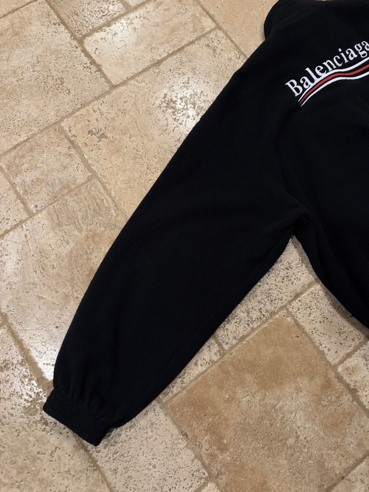 Balenciaga Balenciaga Political Campaign Polar Fleece Zip Up Jacket Size US XL / EU 56 / 4 - 13 Thumbnail