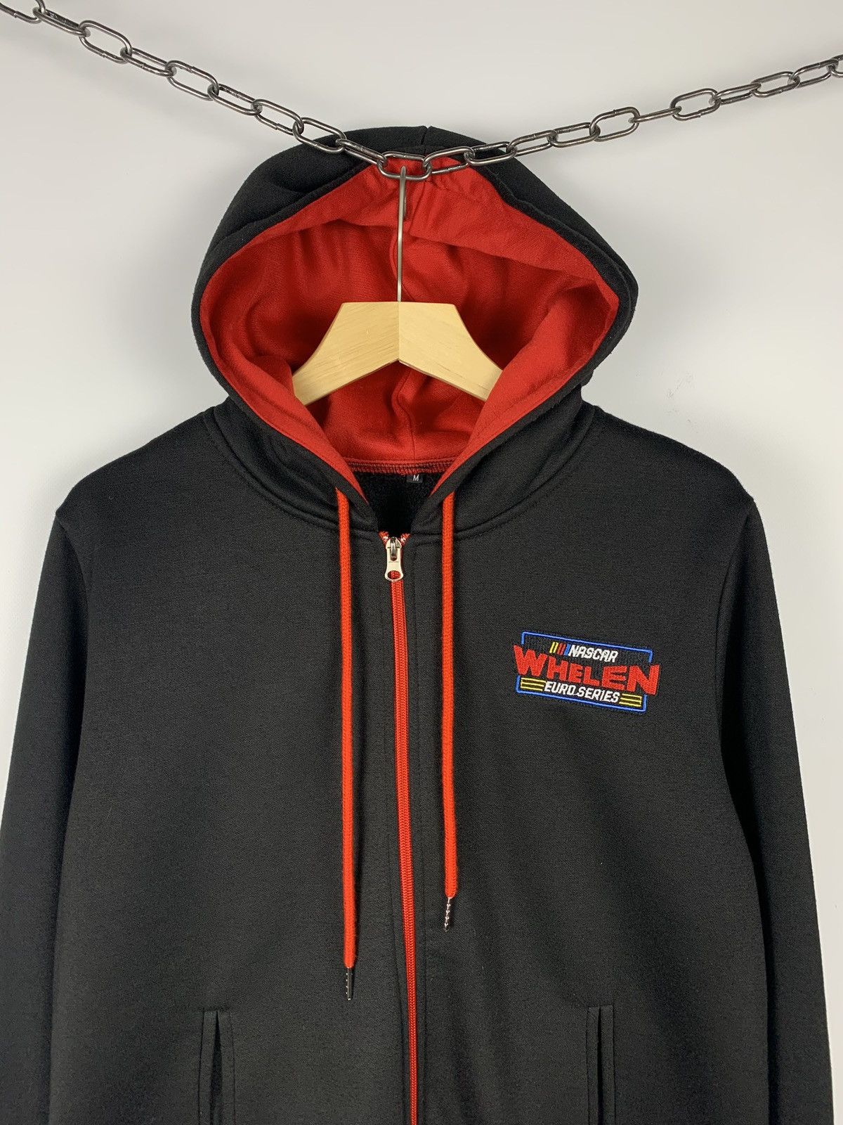 NASCAR NASCAR Zip Up Racing Hoodie Men’s Size M Black Size US M / EU 48-50 / 2 - 2 Thumbnail