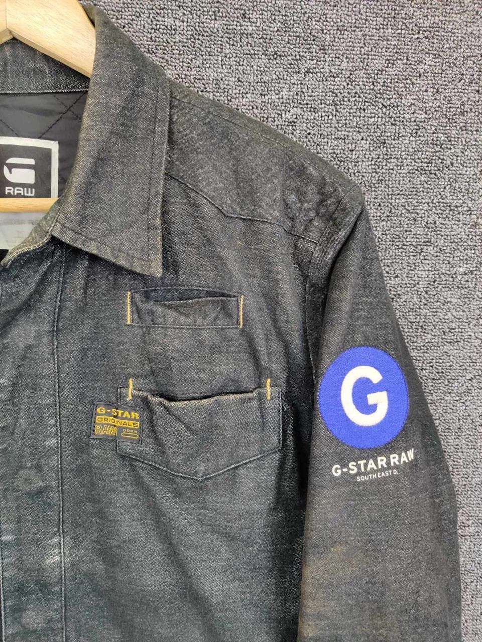 G-Star Vintage G Star Raw Denim 3301 Overshirt Jacket Size US M / EU 48-50 / 2 - 5 Thumbnail