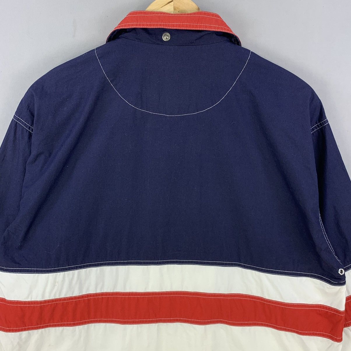 Courreges Vintage Courreges Paris USA Flag Colour Zipper Jacket Size US XL / EU 56 / 4 - 12 Thumbnail