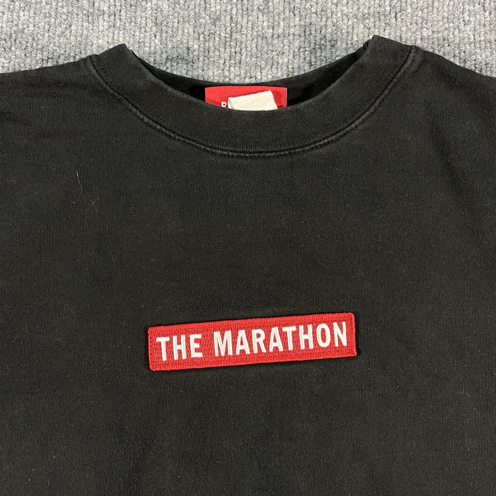 Vintage The Marathon TMC Black Hooded Sweatshirt Mens Small Graphic Nipsey Hussle Size US S / EU 44-46 / 1 - 2 Thumbnail