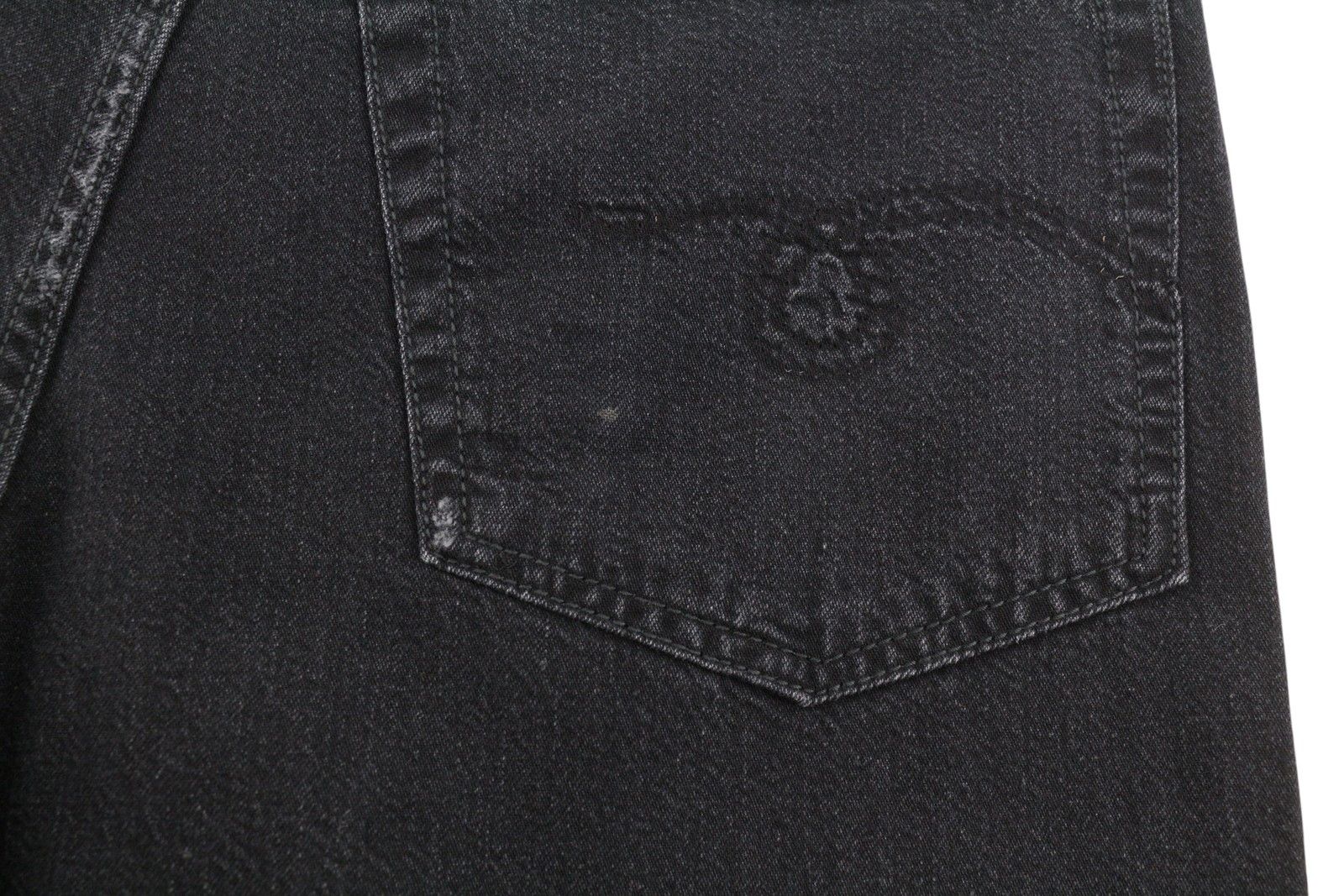 R13 DAMON PLEATED 26 Baroque Black Wide Jeans 89853 Size 26" / US 2 / IT 38 - 13 Thumbnail