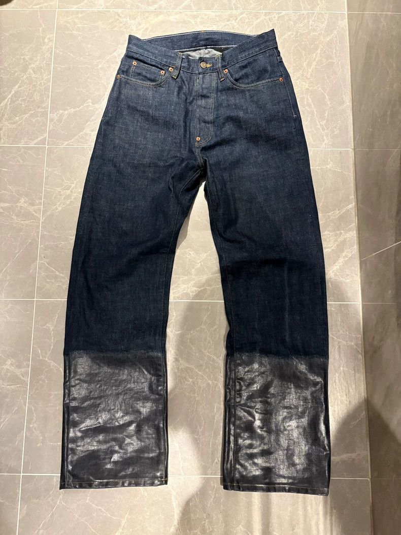 Maison Margiela Maison Margiela Coated Denim Jeans- dmc Size US 29 - 1 Thumbnail