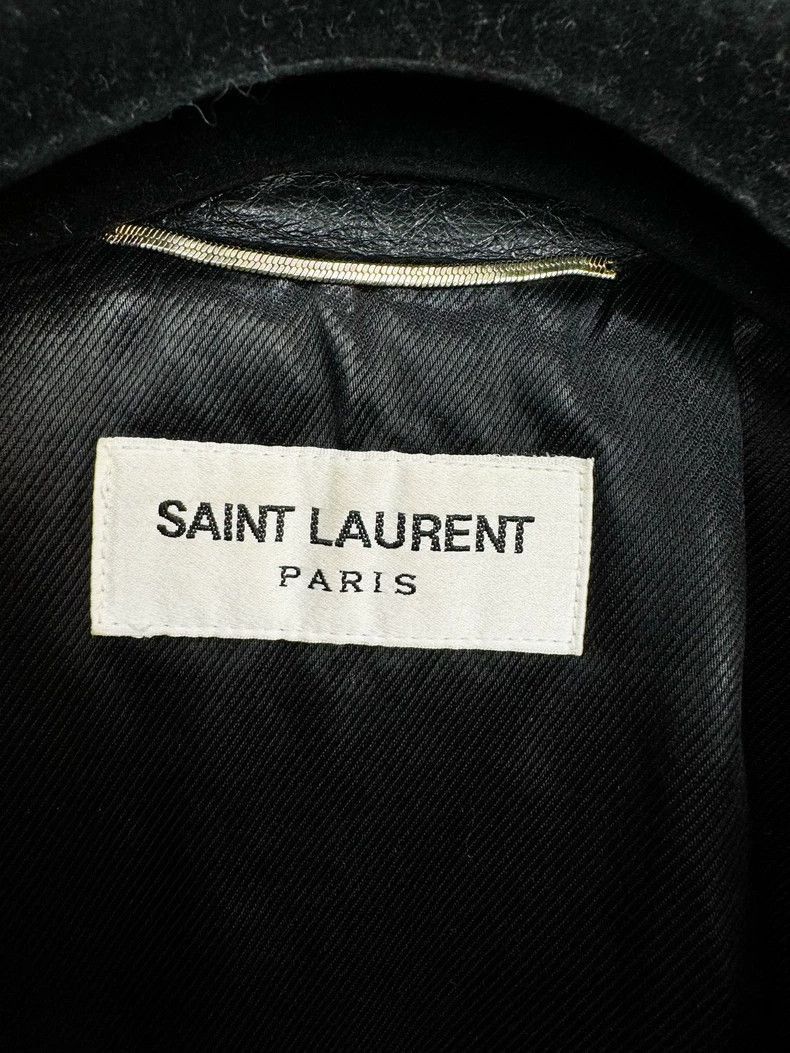 Saint Laurent Paris Saint Laurent Paris Saint Laurent Black Leather Jacket wit Size US S / EU 44-46 / 1 - 4 Thumbnail