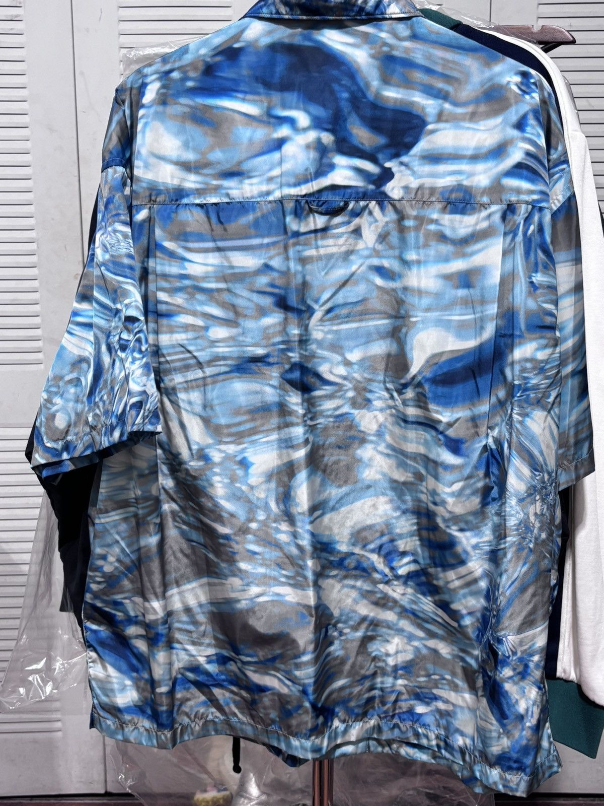 Prada PRADA NYLON PIUMA AQUA TEE Size US XL / EU 56 / 4 - 7 Thumbnail