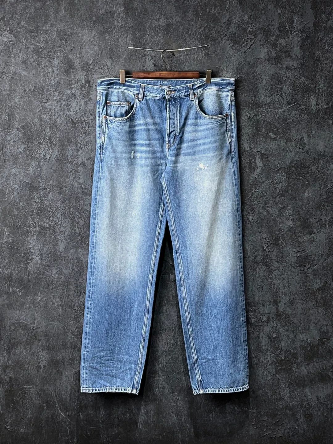 Saint Laurent Paris Saint Laurent Light Blue Denim Jeans Size US 34 / EU 50 - 1 Thumbnail