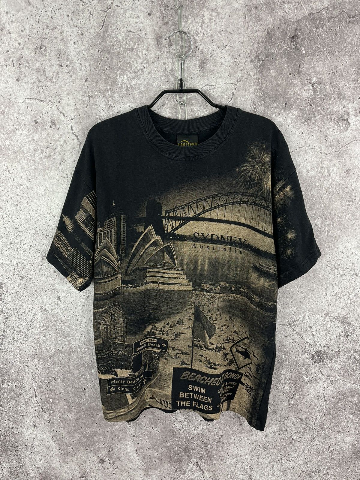 Other Vtg 90s Planet Earth T-Shirt Sydney Full Print Logo Size S Size US S / EU 44-46 / 1 - 1 Thumbnail