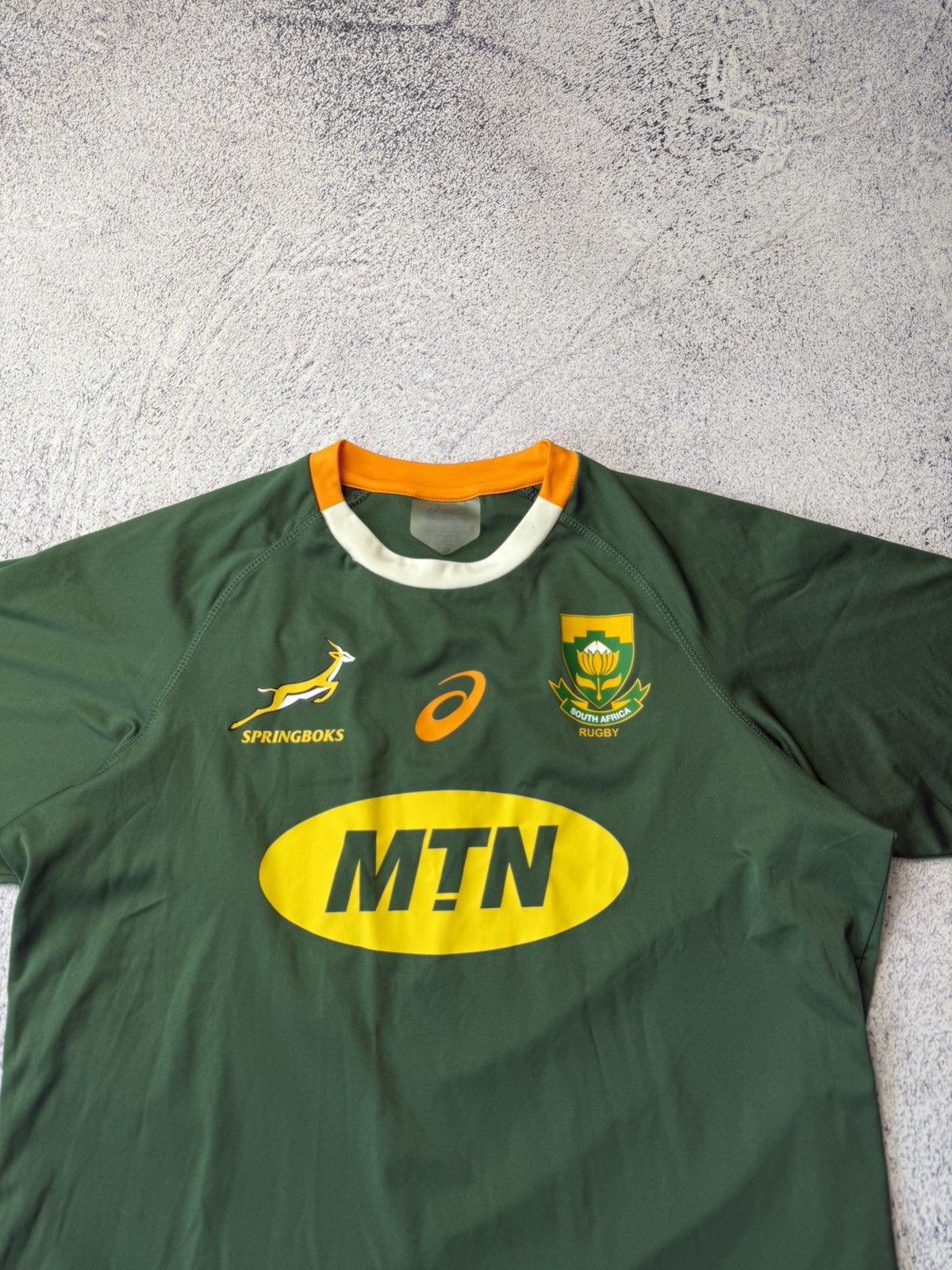 Asics Vintage Asics South Africa Rugby Jersey Size S Size US S / EU 44-46 / 1 - 3 Thumbnail