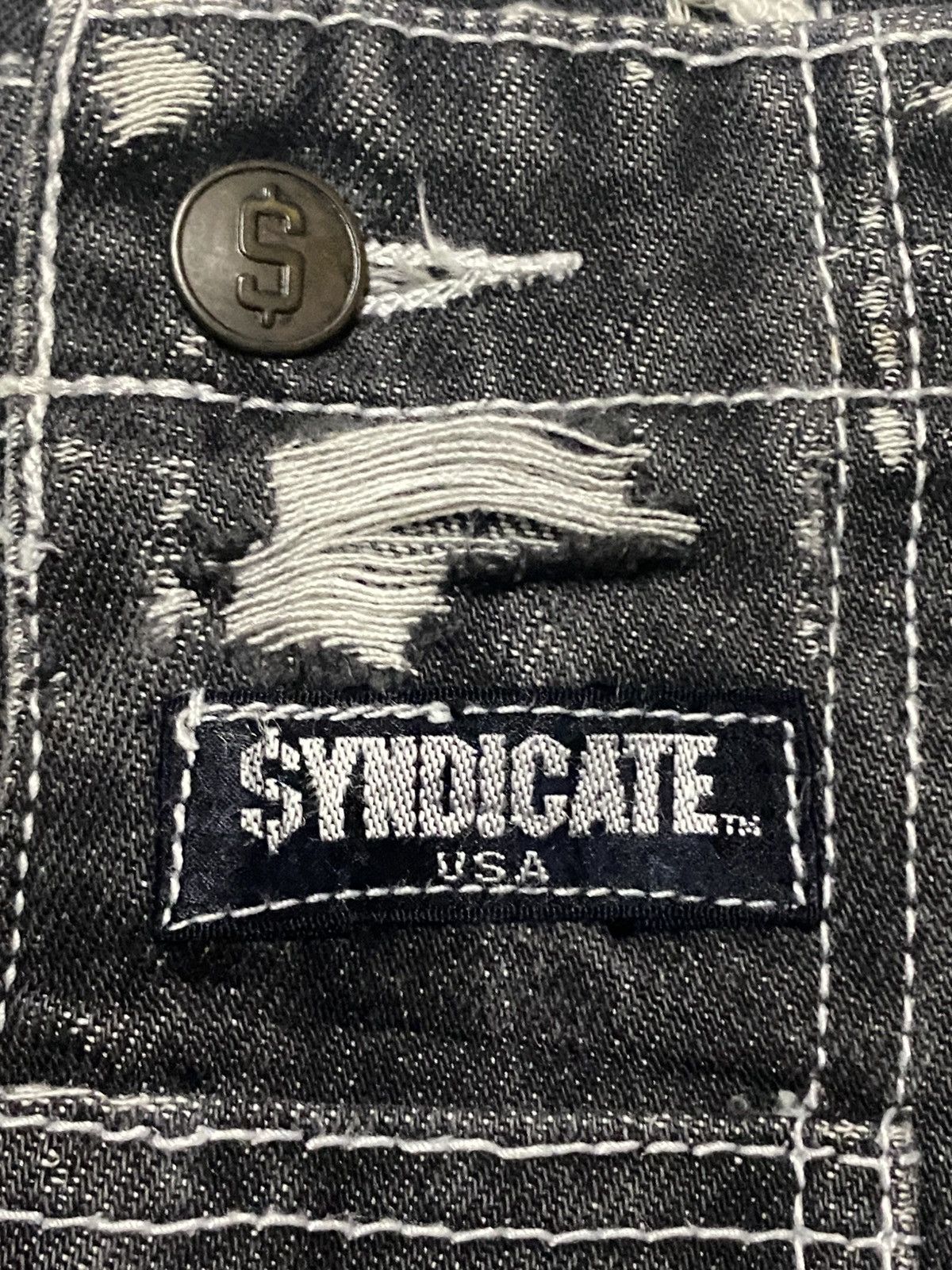 SKYLRK Syndicate Hip Hope Pants Crazy Baggy Like Jnco Style Size US 37 - 14 Thumbnail