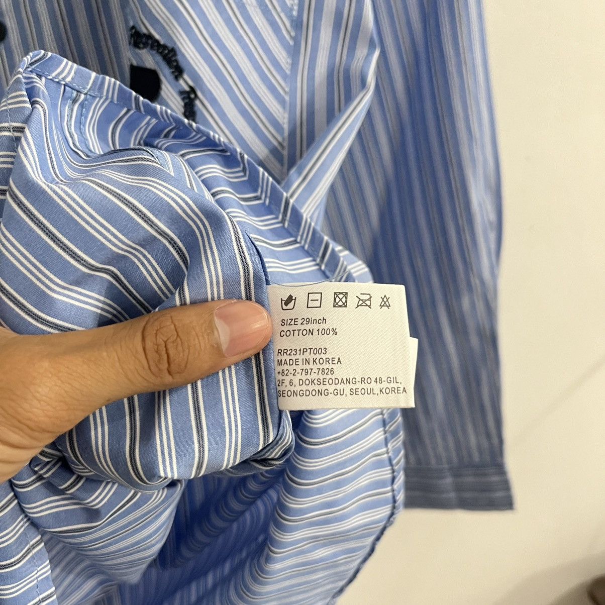 Kangol Kangol Blu Striped Button Up Size US L / EU 52-54 / 3 - 9 Thumbnail