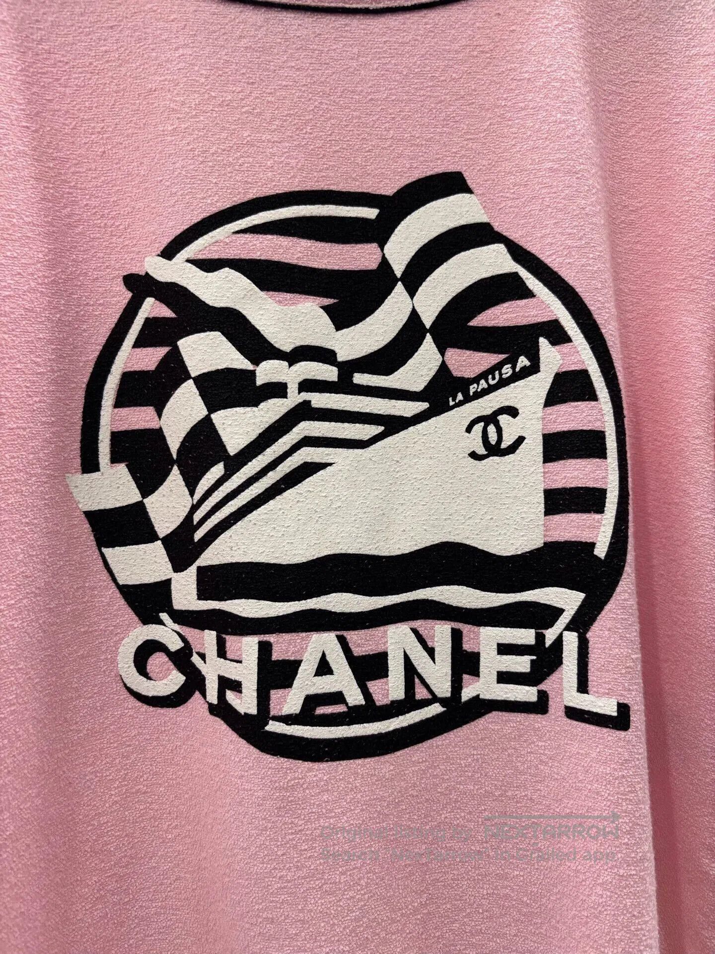 Chanel Chanel Cruise Collection Pink Short Sleeve Tee. Size XS / US 0-2 / IT 36-38 - 4 Thumbnail