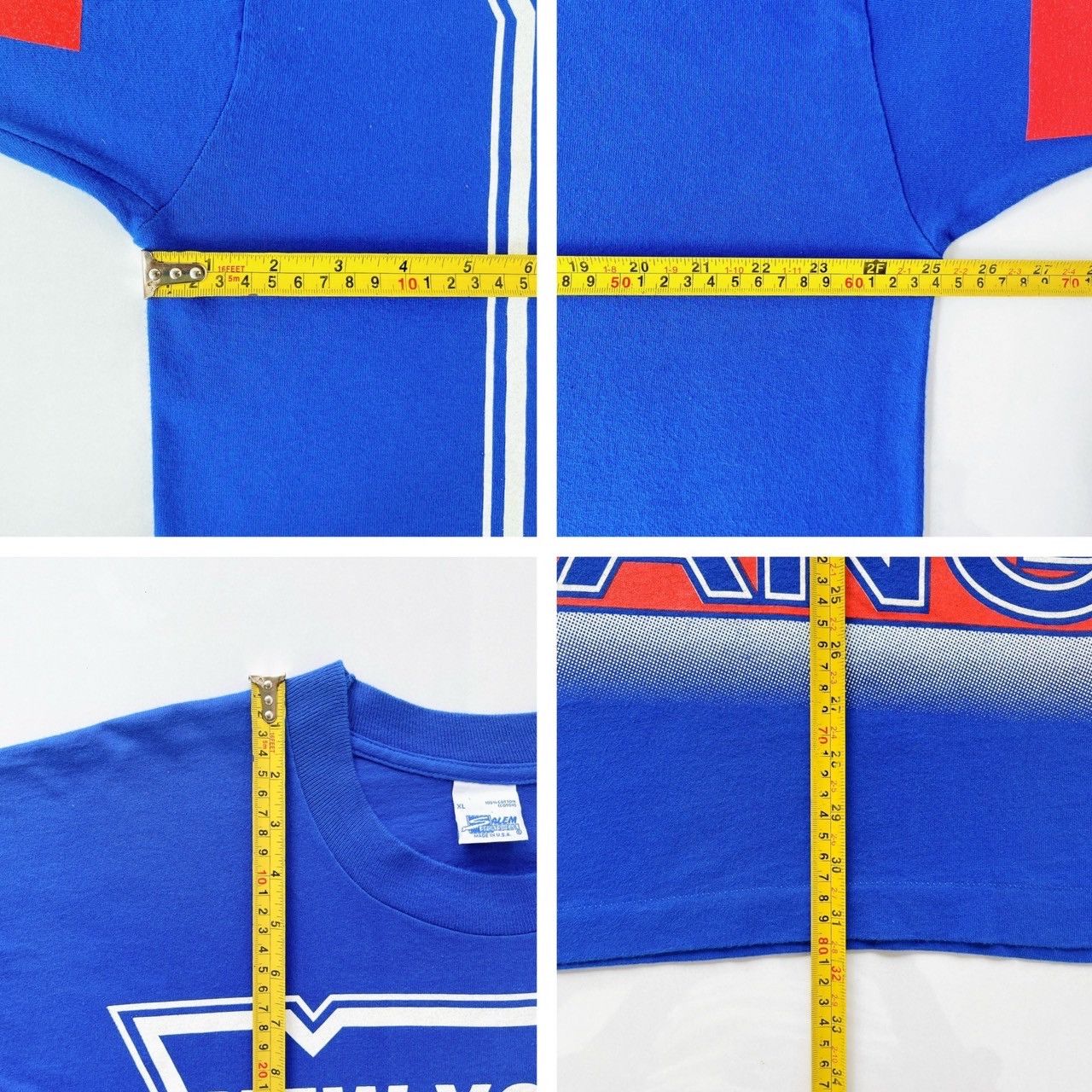 Vintage 90s New York Rangers NHL t-shirt/ XL Size US XL / EU 56 / 4 - 9 Thumbnail