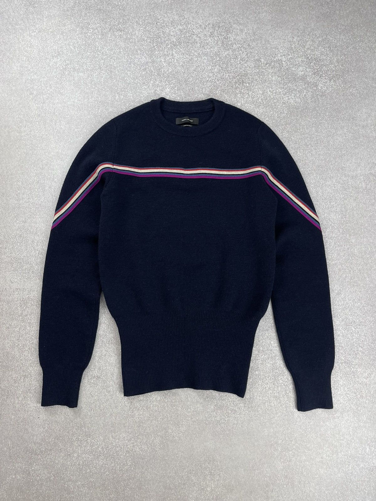 Isabel Marant Isabel Marant Wool Knit Sweater Navy Size 40 Size S / US 4 / IT 40 - 1 Thumbnail