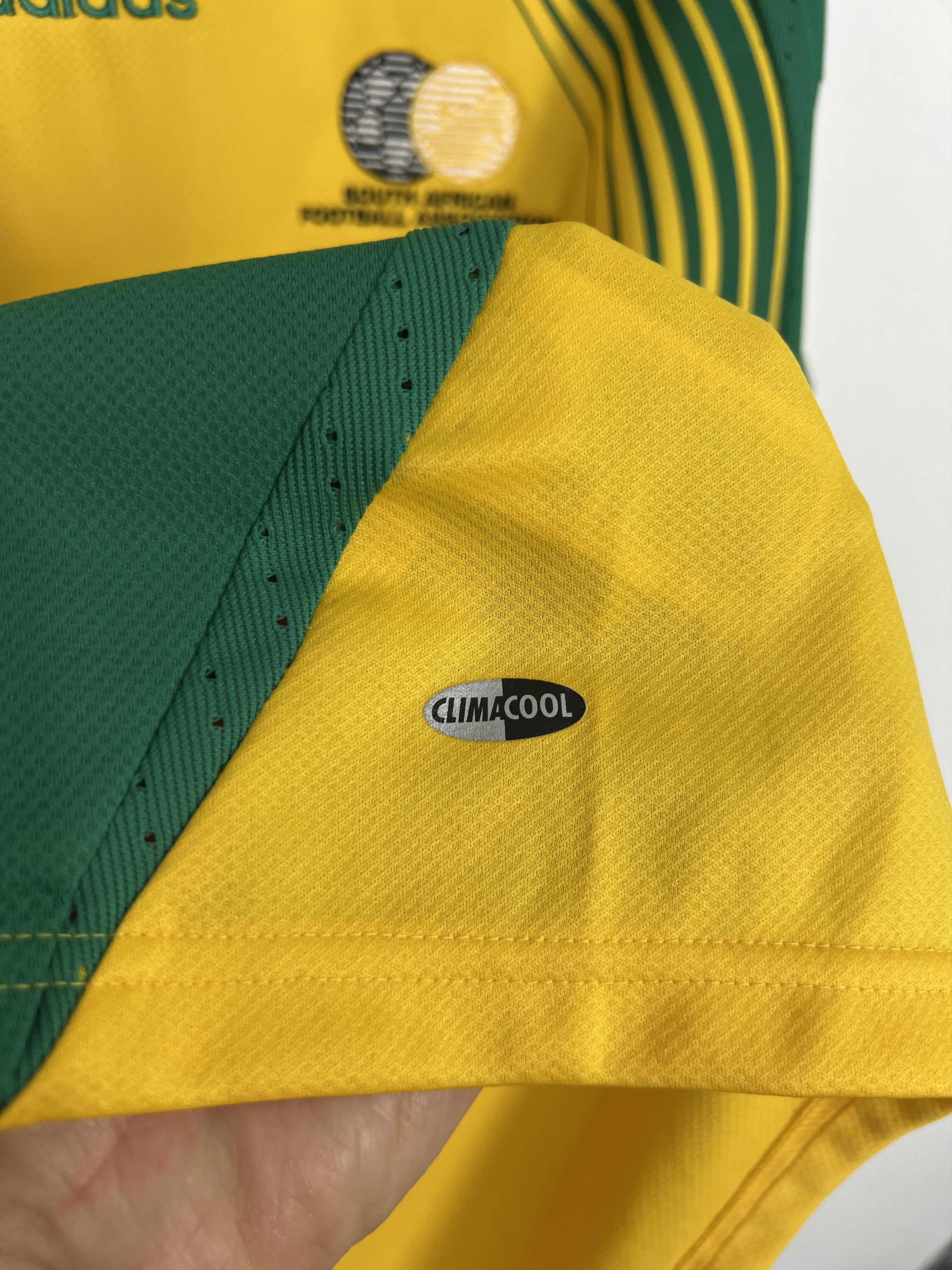 Adidas South Africa Home football shirt 2007 Soccer Jersey Trikot Size US XL / EU 56 / 4 - 4 Thumbnail