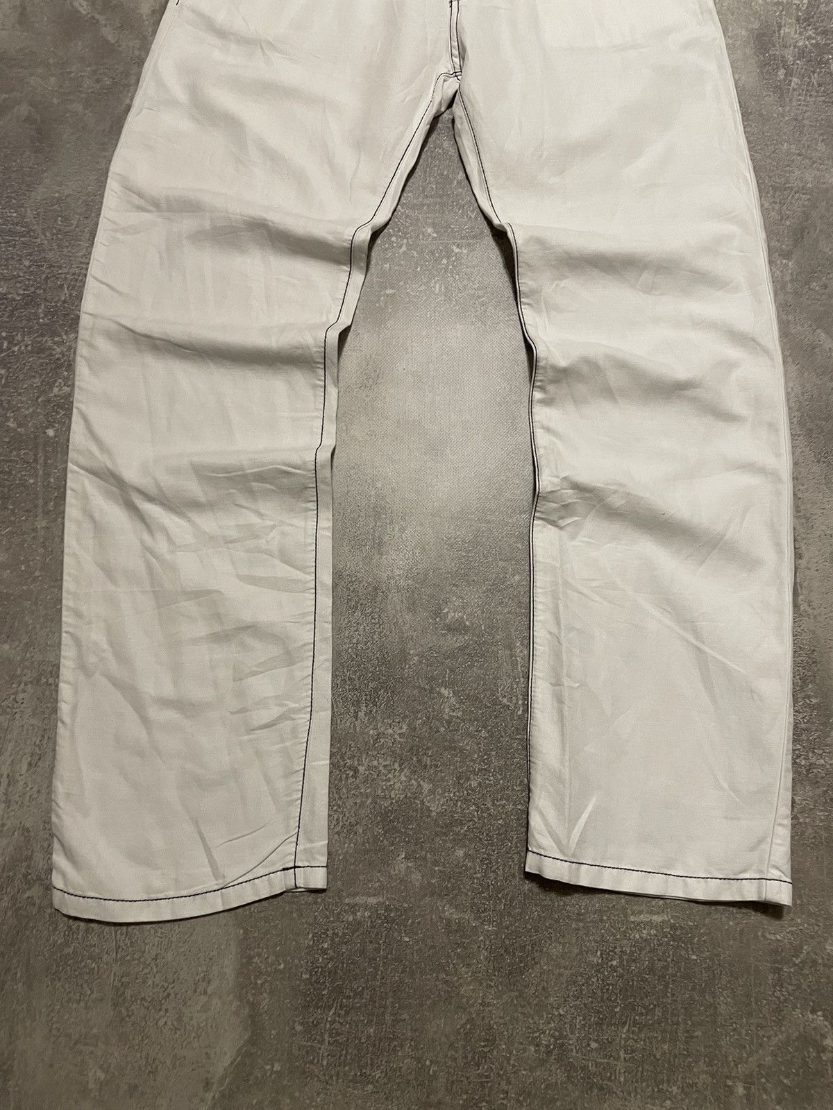 Armani Vintage Armani Metal Logo Linen Pants Size US 30 / EU 46 - 11 Thumbnail