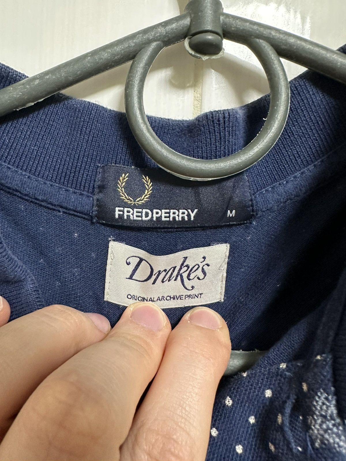 Drake's × Fred Perry × Vintage Fred Perry x Drakes polo T-shirt Size US M / EU 48-50 / 2 - 3 Thumbnail