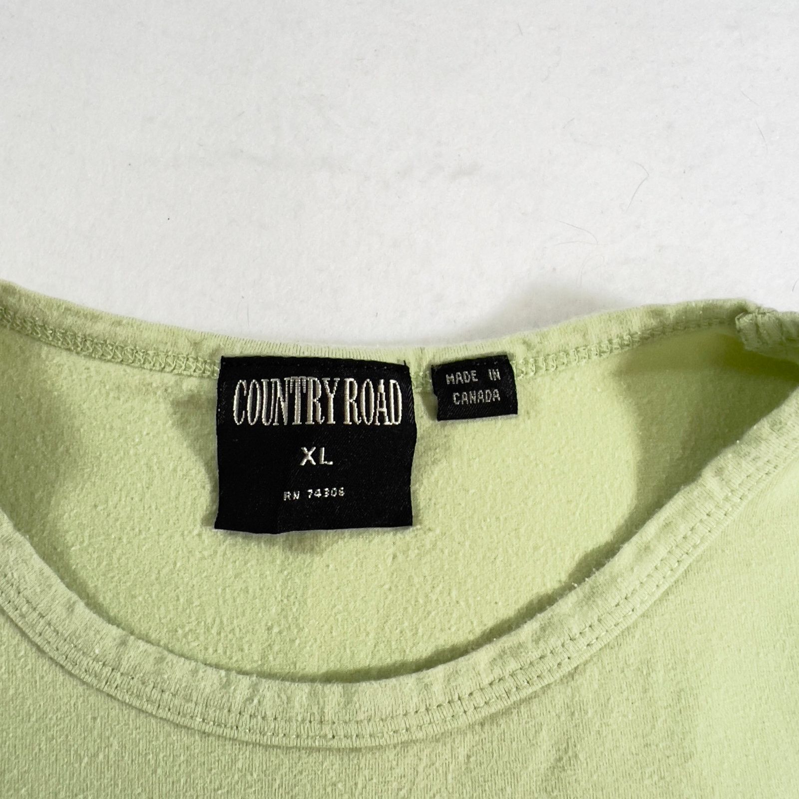 Country Road Country Road Sleeveless T-Shirt Men's XL Mint Green Vintage Size US XL / EU 56 / 4 - 2 Thumbnail