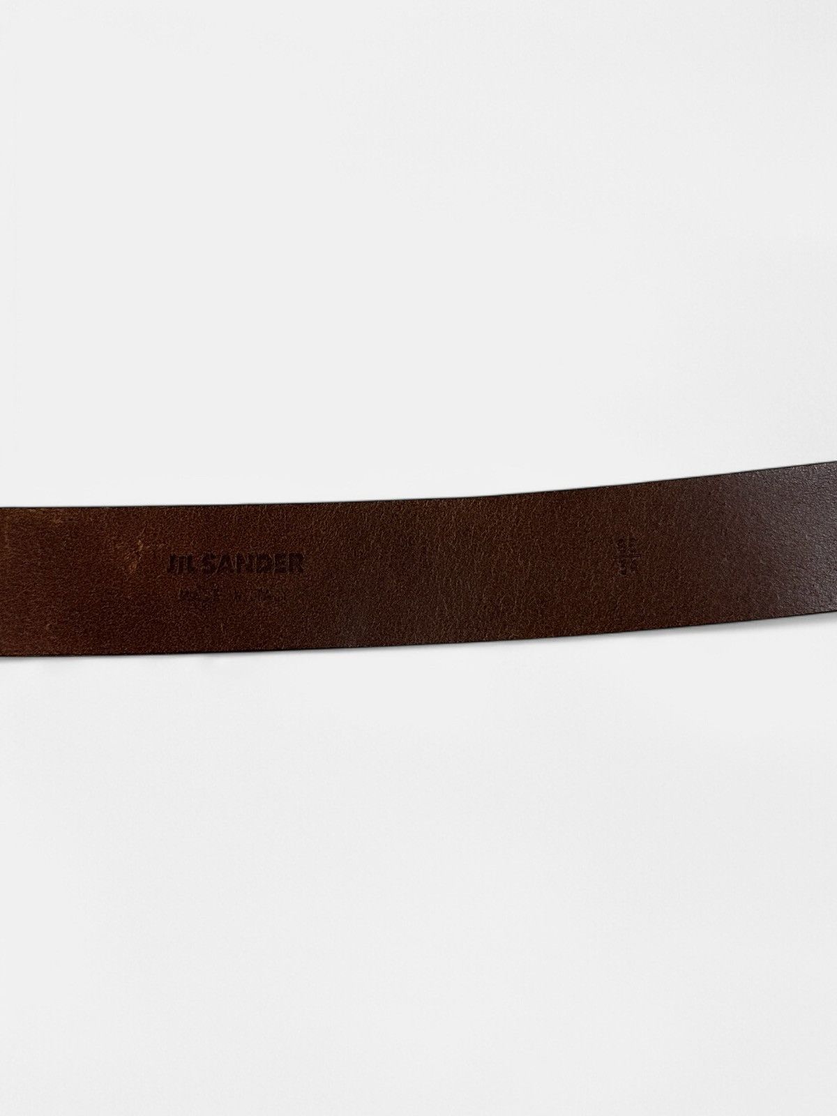 Jil Sander Jil Sander - Brown Leather Belt Size ONE SIZE - 5 Thumbnail