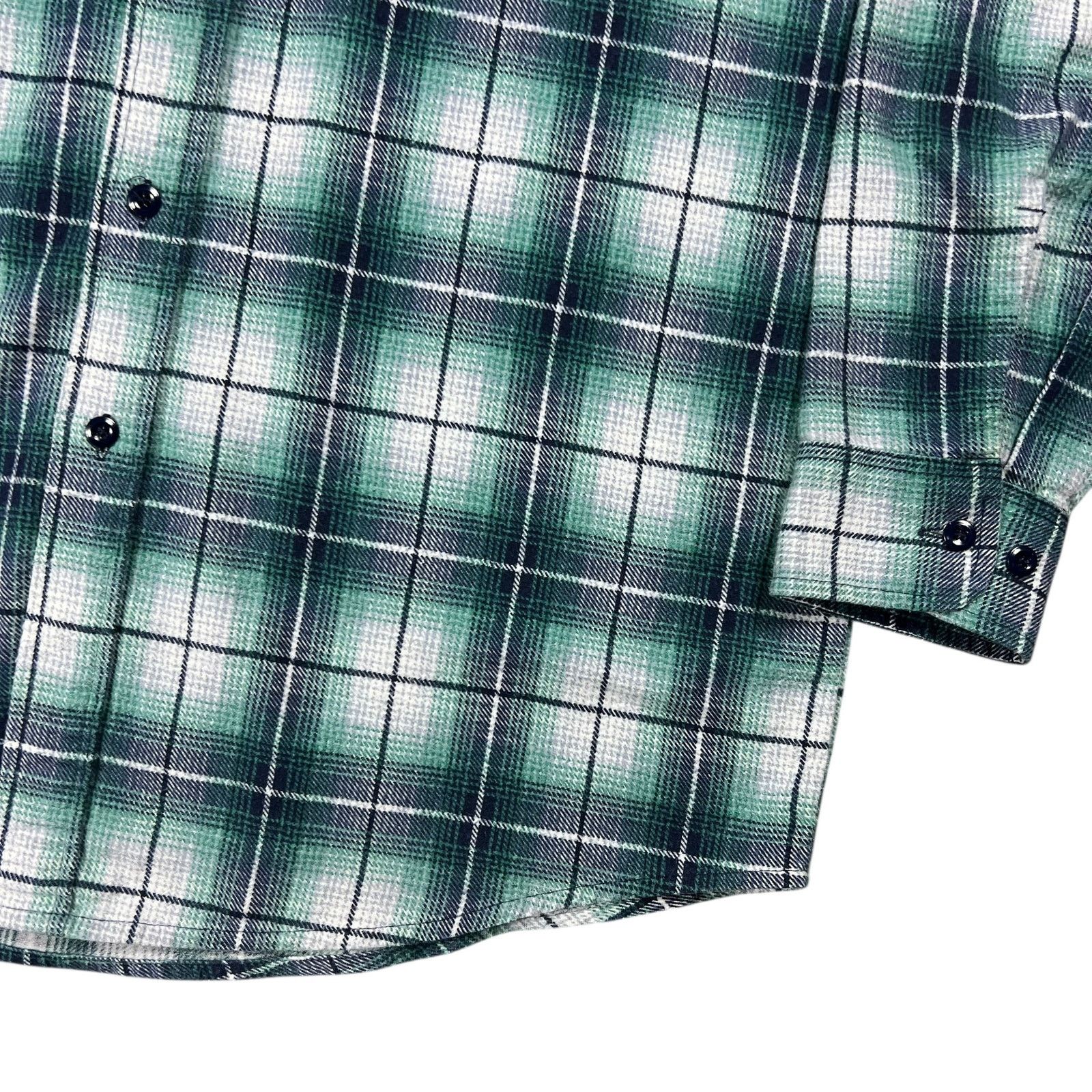 David Taylor × Vintage Vintage David Taylor green plaid cotton flannel button up Size US XL / EU 56 / 4 - 3 Thumbnail