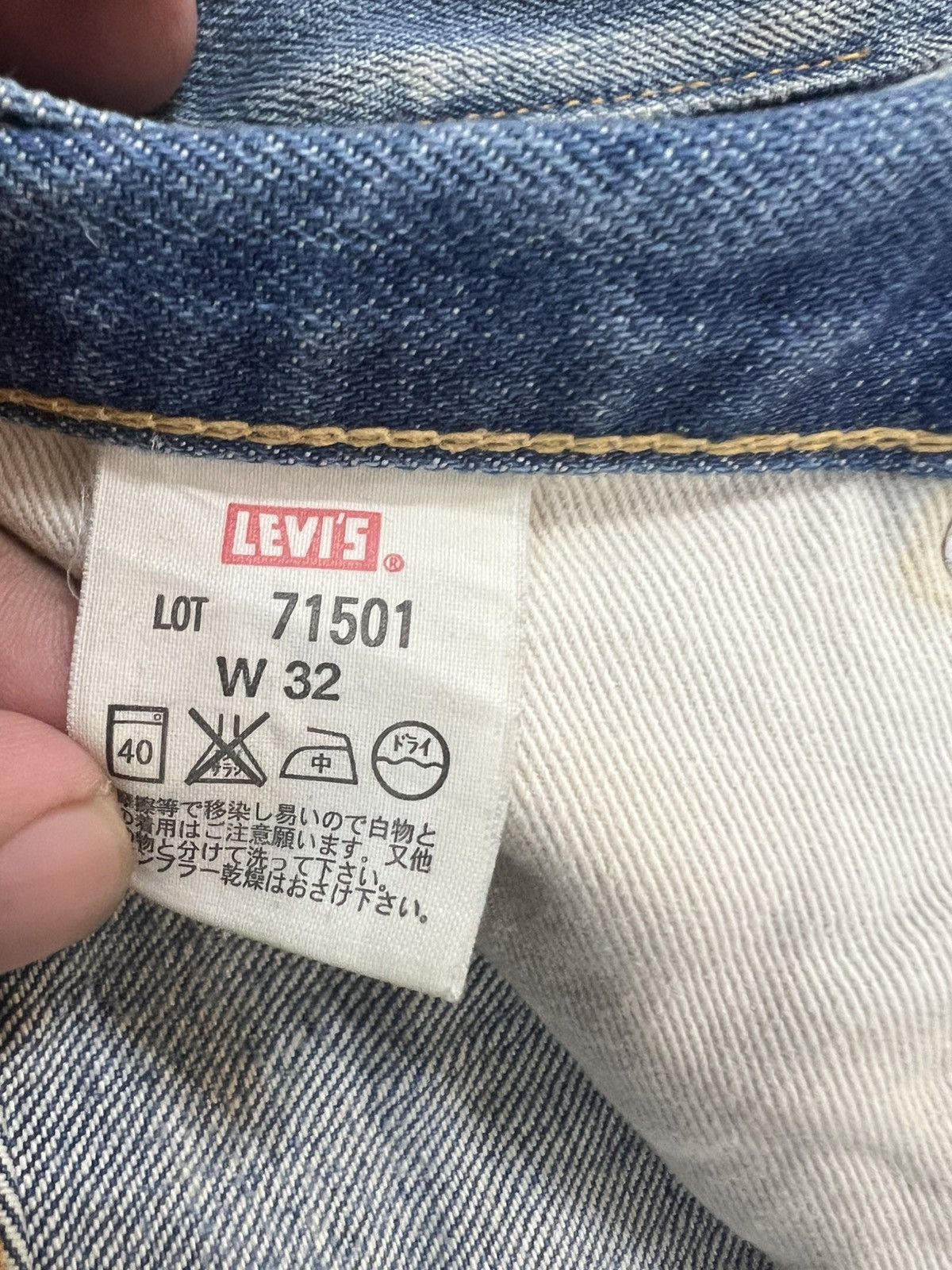 Levi's Vintage Levis 501 Big E Distressed Denim Jeans Size US 30 / EU 46 - 7 Thumbnail