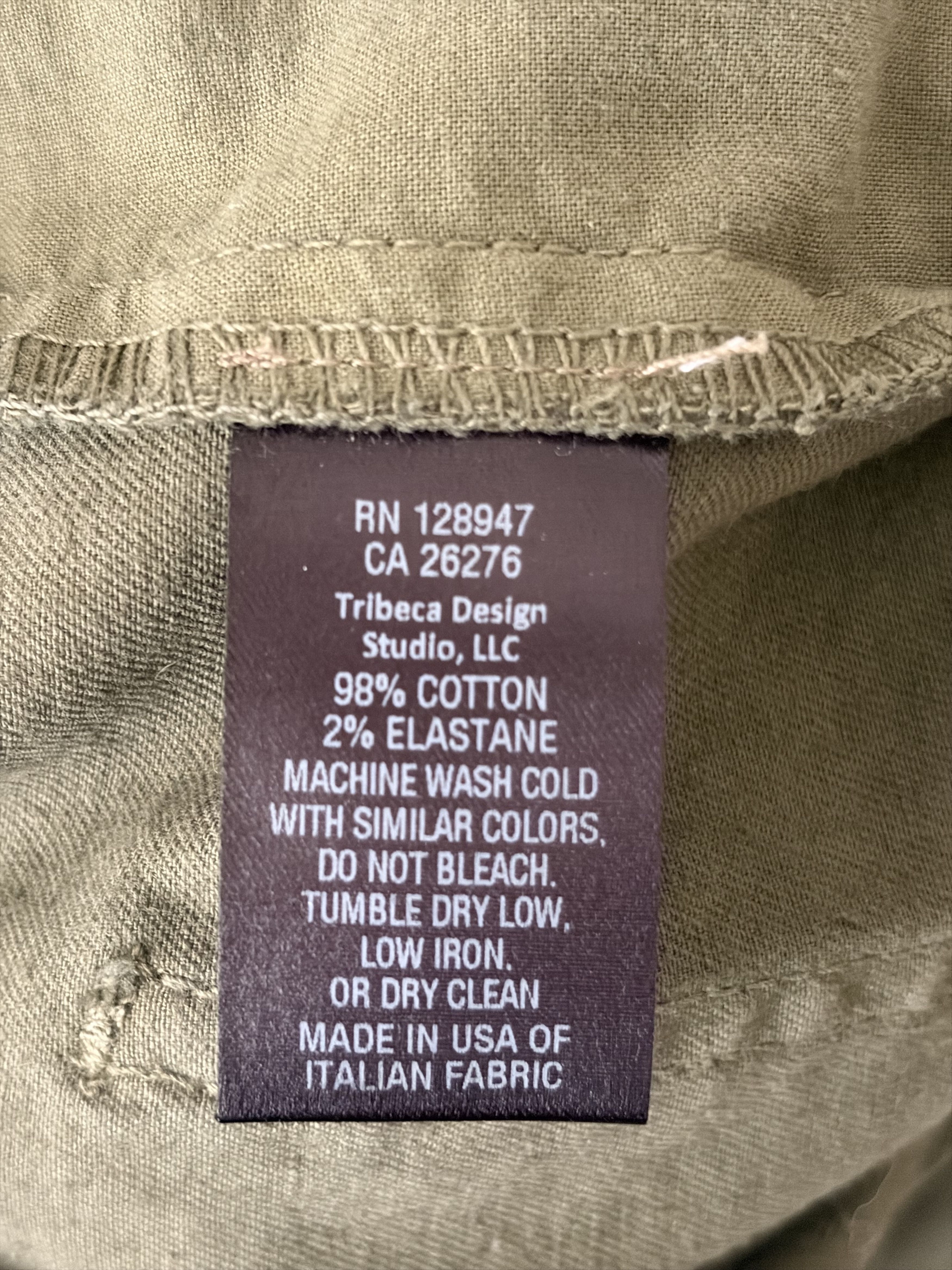 Other Nili Lotan Carpenter Trousers - Olive Size US 32 / EU 48 - 9 Thumbnail