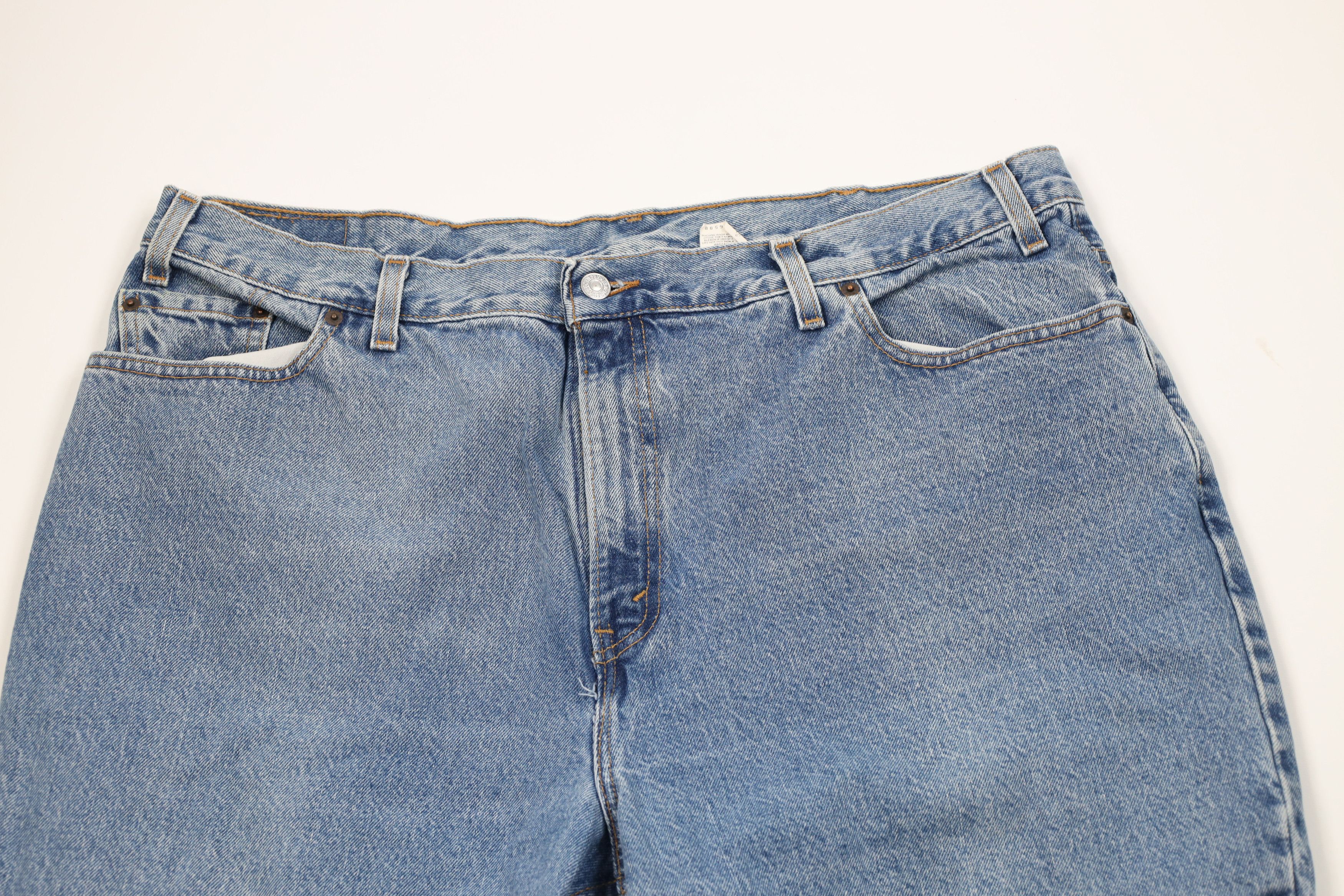 Levi's Vintage Y2K 2002 Levis 550 Relaxed Tapered Leg Jeans USA Size 22" - 2 Thumbnail
