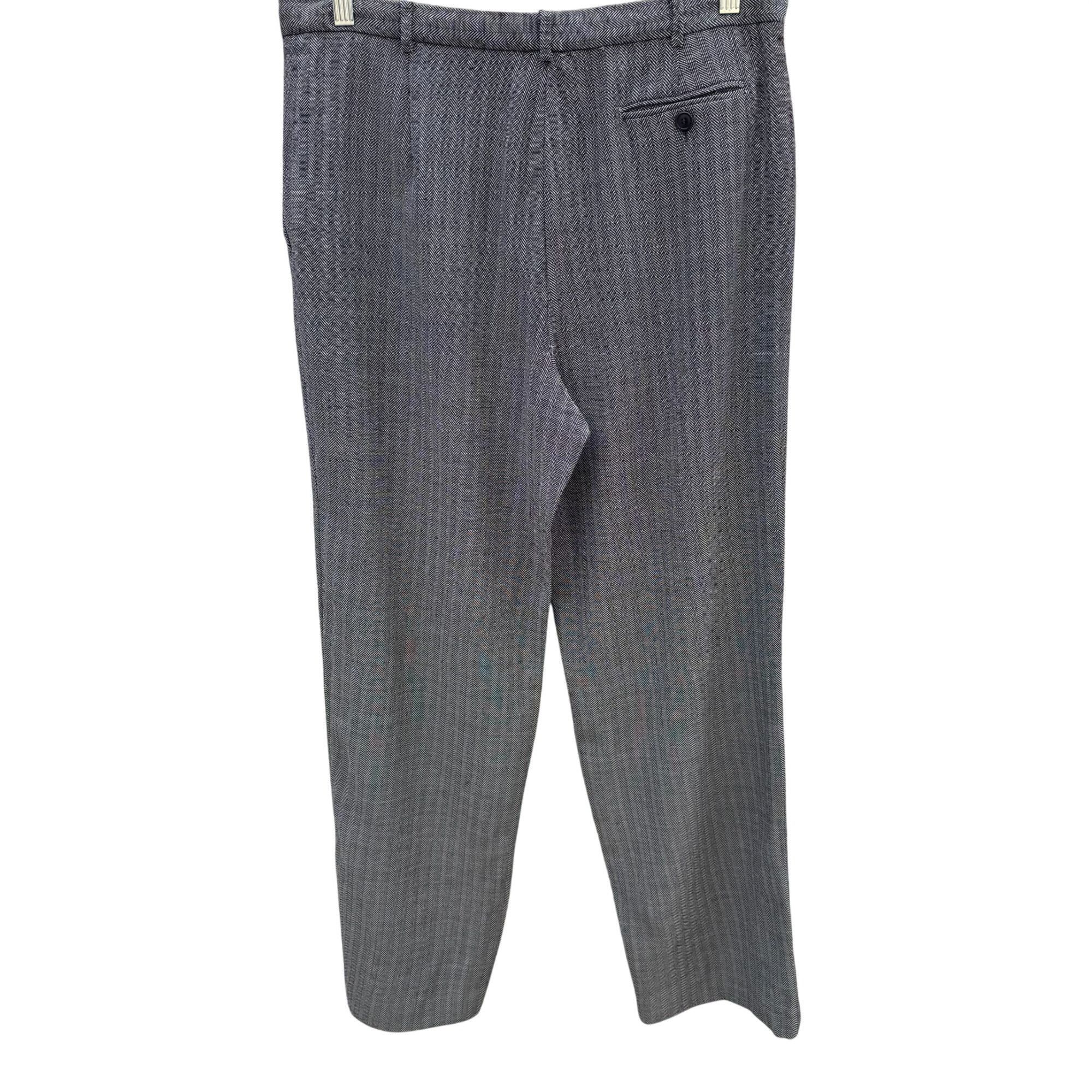 Armani Collezioni Armani Collezioni Vintage Womens Herringbone Italian Wool Dr Size 36" / US 14 / IT 50 - 4 Thumbnail
