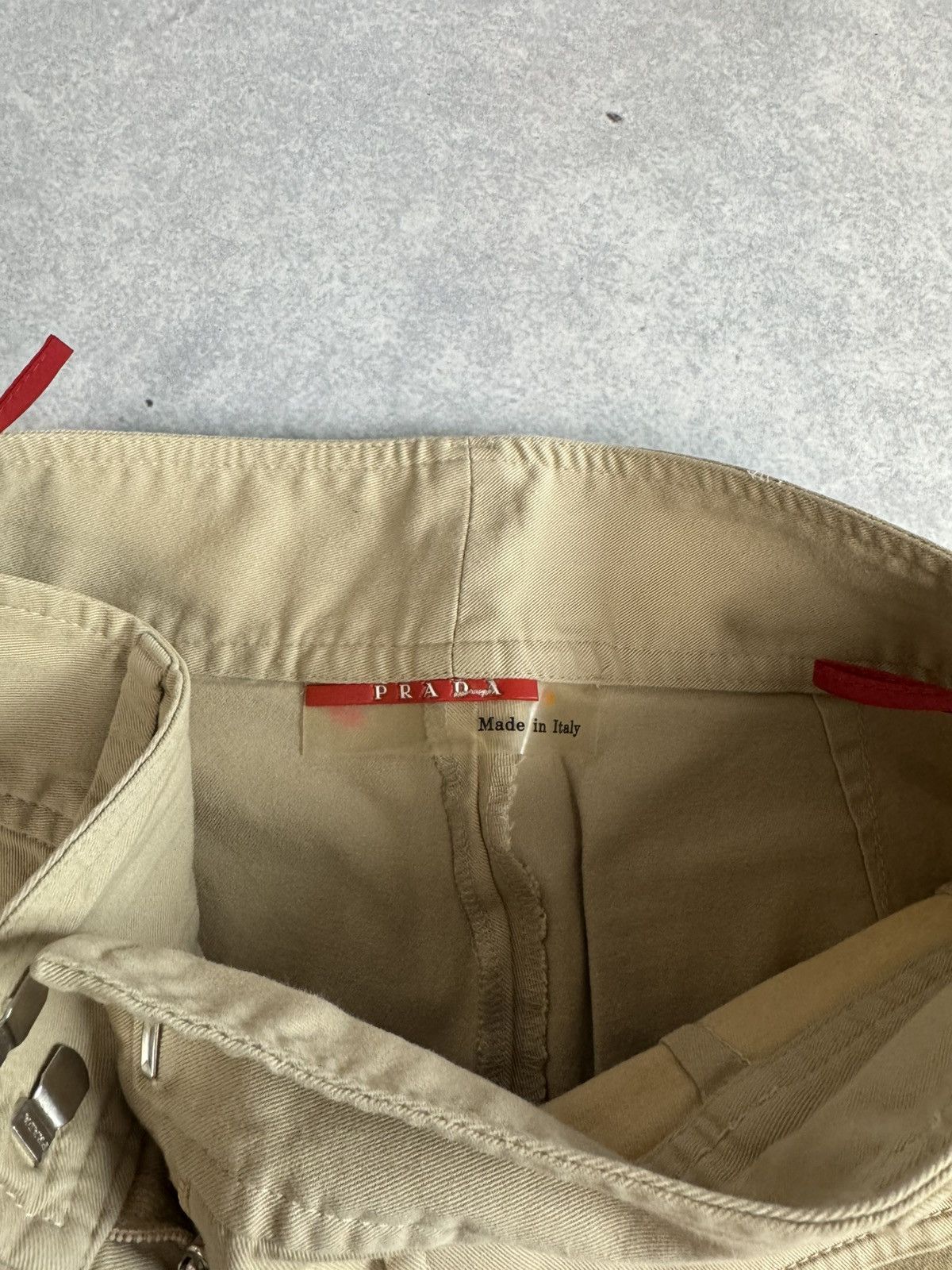 Prada Archive Prada Double Front Pocket Pants Red Tab Size 28" / US 6 / IT 42 - 6 Thumbnail