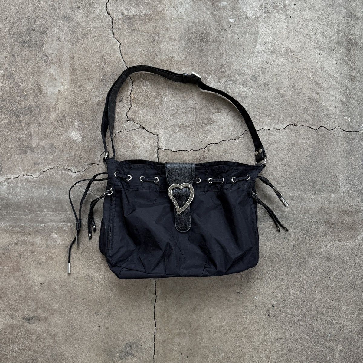 Vintage Vintage Lancaster Nylon Leather Shoulder/Crossbody Bag Size ONE SIZE - 1 Thumbnail