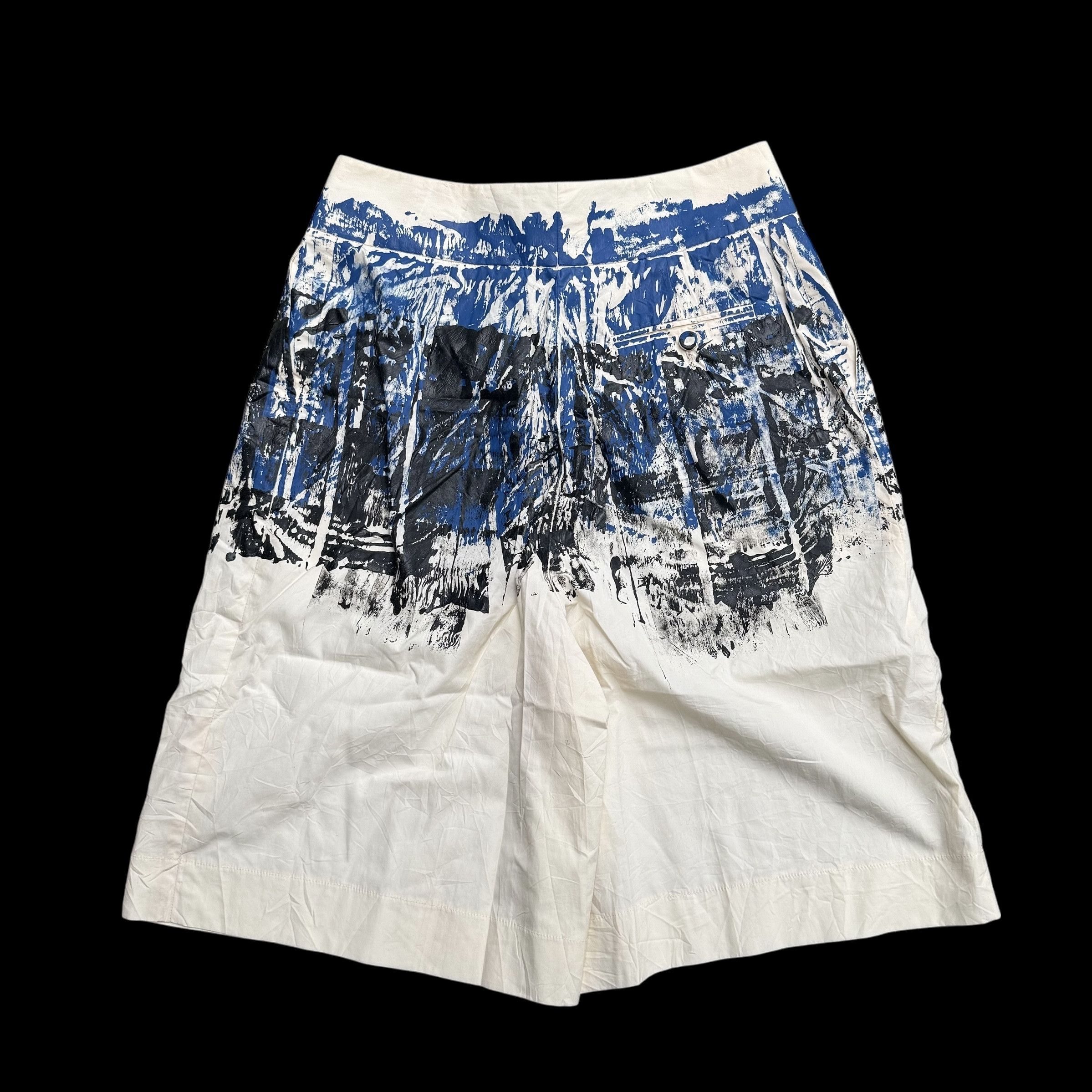Bottega Veneta Bottega Veneta Resort 2014 Roller Painted Bermuda Shorts Size 28" / US 6 / IT 42 - 6 Thumbnail
