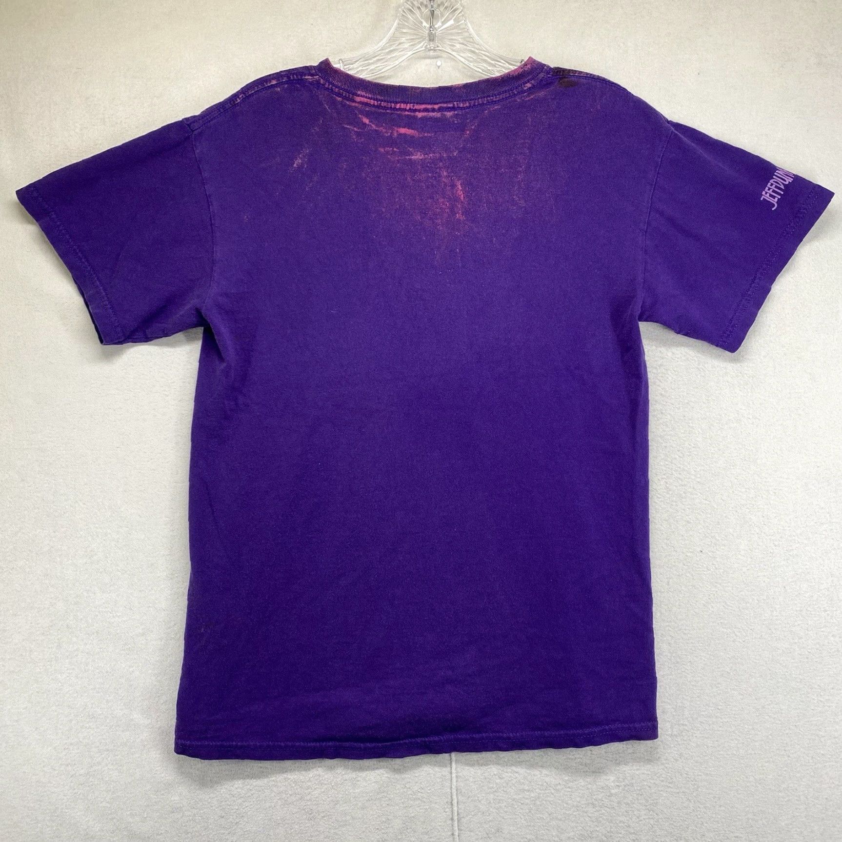 Anvil Jeff Dunham Unisex Adults T-Shirt XS Purple Peanut Graphic Print Crew Neck Humor Size US XS / EU 42 / 0 - 3 Thumbnail