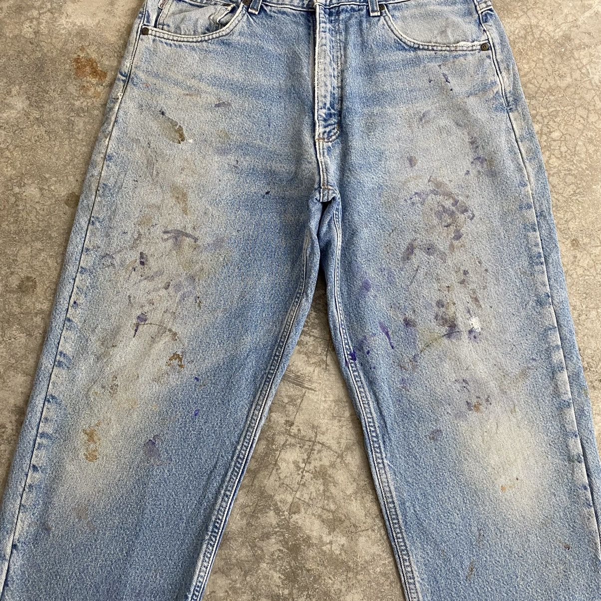 Carhartt VTG Carhartt Blanket Lined Relaxed Dirty Denim Jeans Size US 34 / EU 50 - 7 Thumbnail