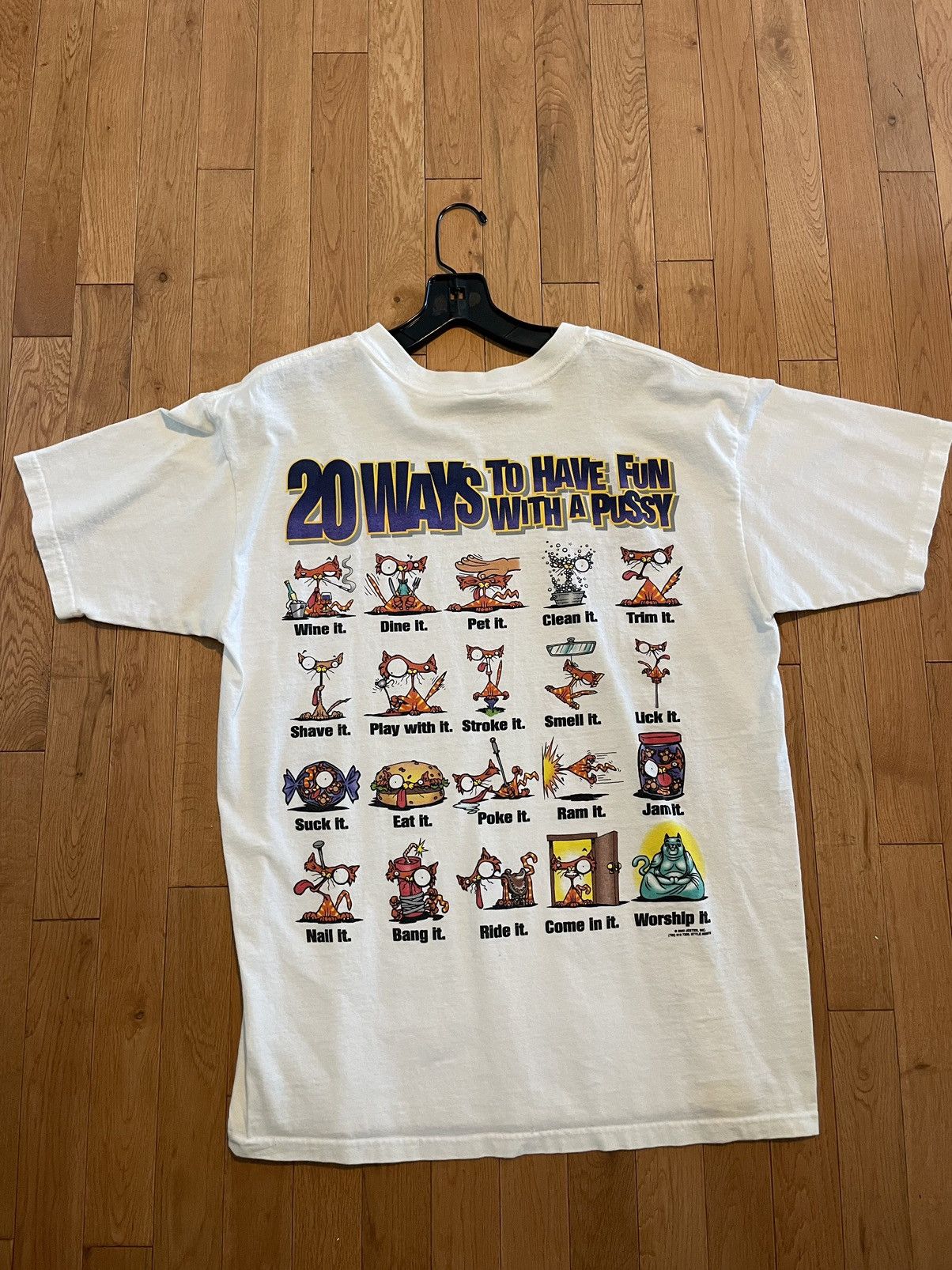 Anvil × Vintage Vintage “I Love Pussy” tee circa 2000 Size US L / EU 52-54 / 3 - 2 Thumbnail