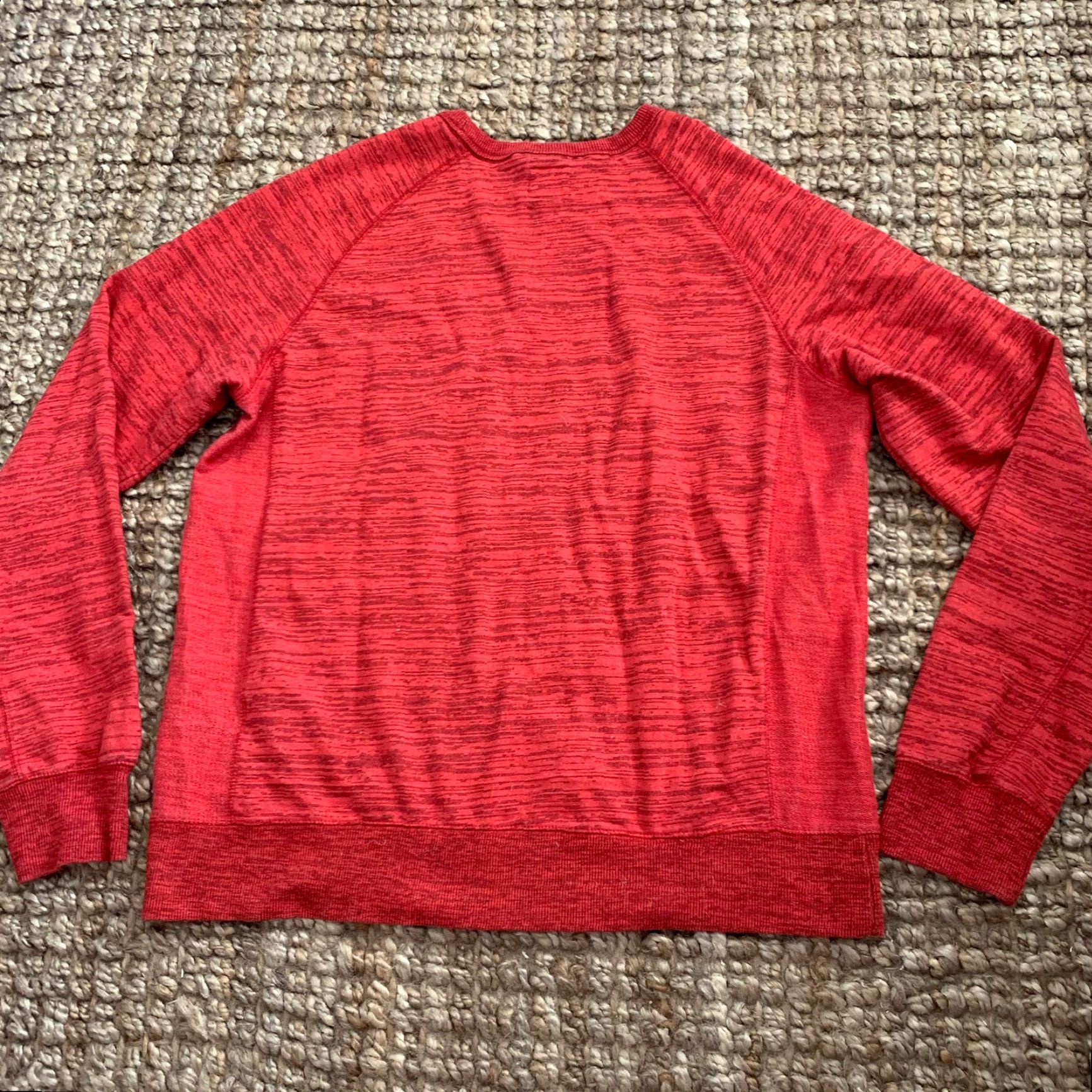 Champion Champion Sweatshirt Mens XL Red Heathered Crew Neck Pullover Cotton Blend Logo Size US XL / EU 56 / 4 - 4 Thumbnail