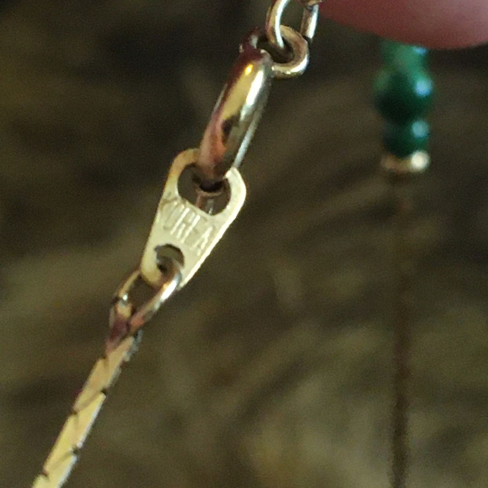 Vintage Vintage 80s beaded gold tone chain necklace Size ONE SIZE - 7 Thumbnail
