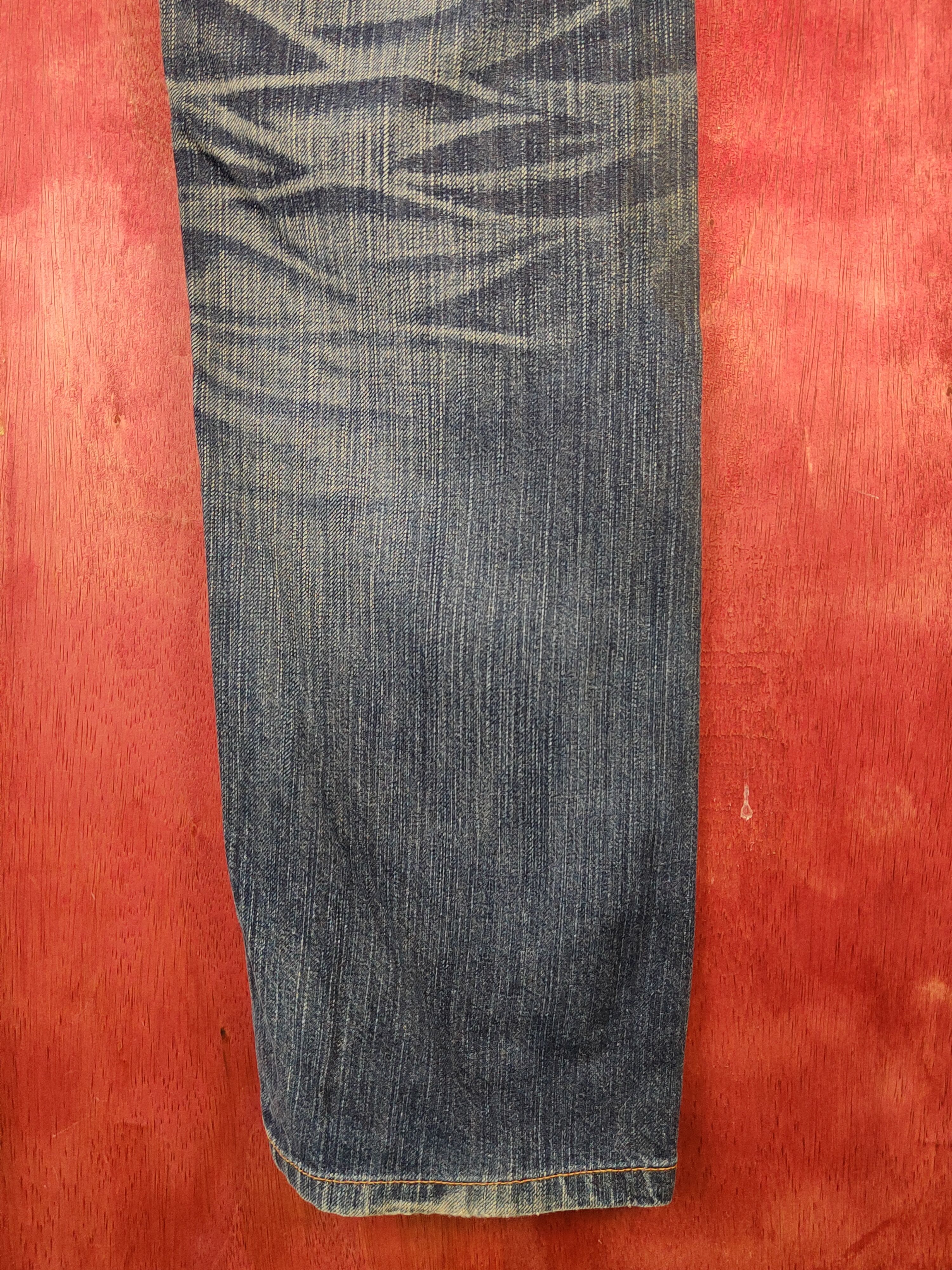 Edwin Edwin exclusive vintage Distressed Ripped denim Jeans #S2247 Size US 31 - 13 Thumbnail