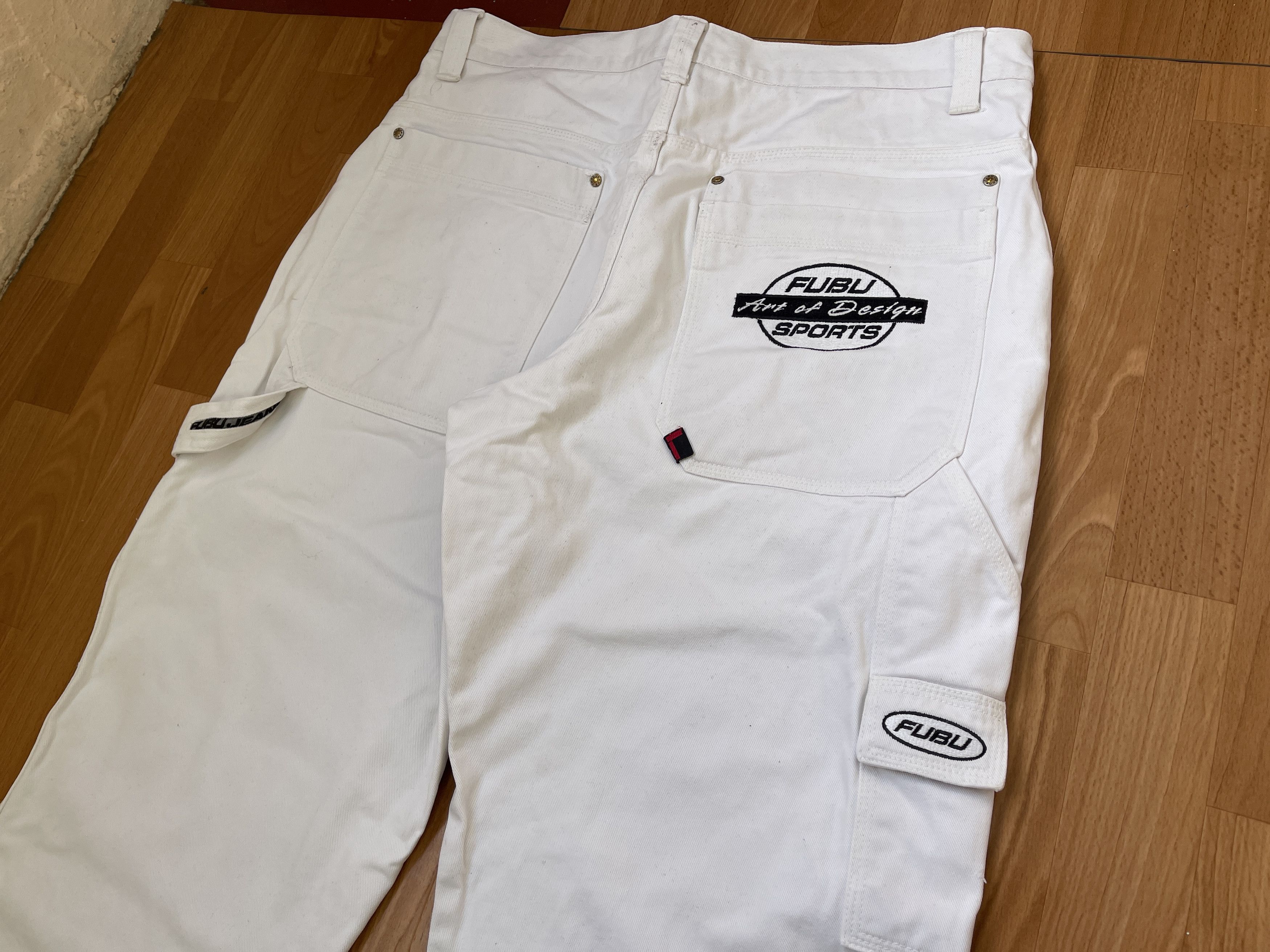 Fubu FUBU jeans, vintage baggy jeans, 90s hip hop skater Y2K 38 Size US 38 / EU 54 - 5 Thumbnail