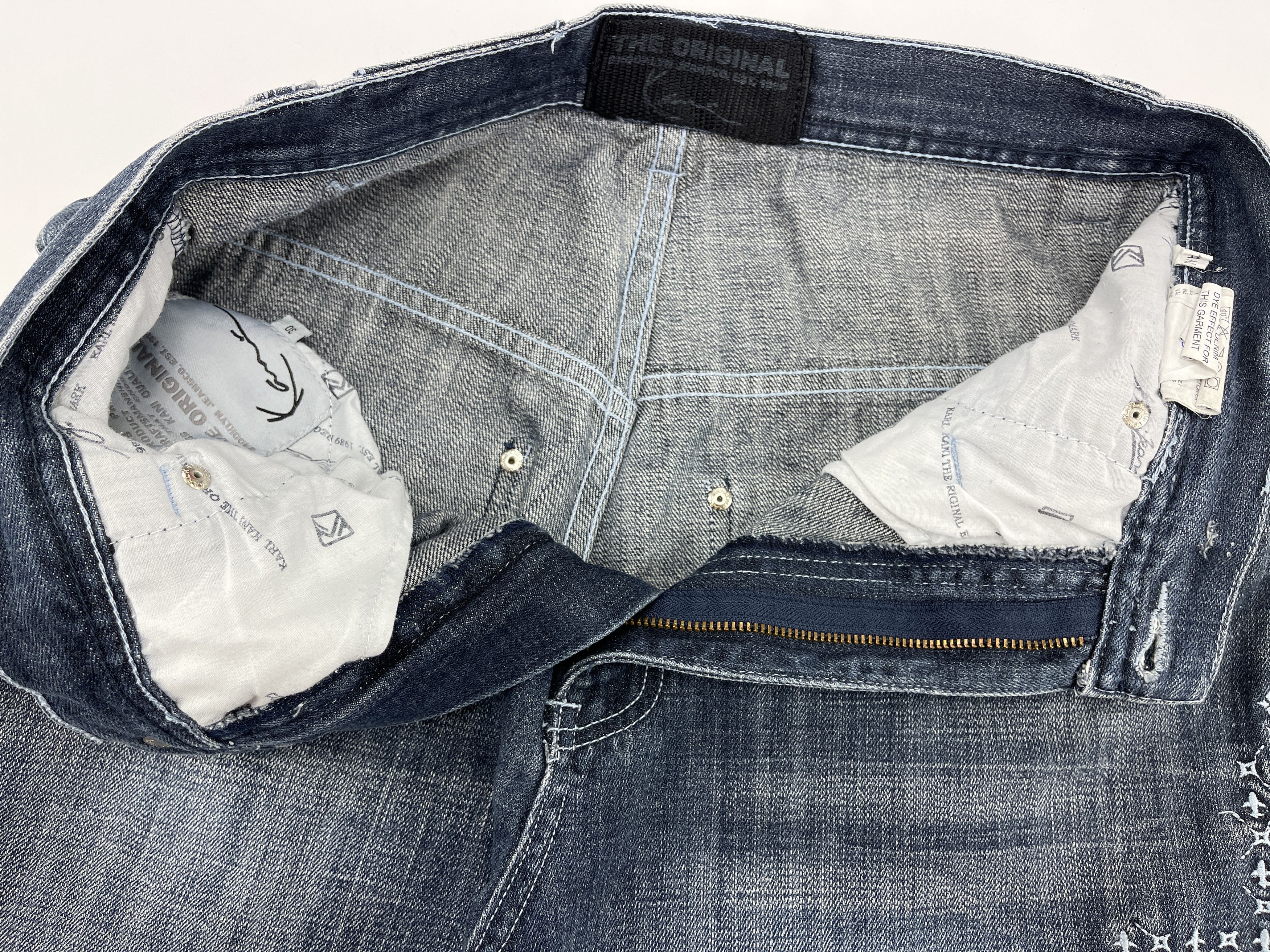 Karl Kani KARL KANI shorts, vintage hip hop baggy jeans, 90s size W 30 Size US 30 / EU 46 - 12 Thumbnail