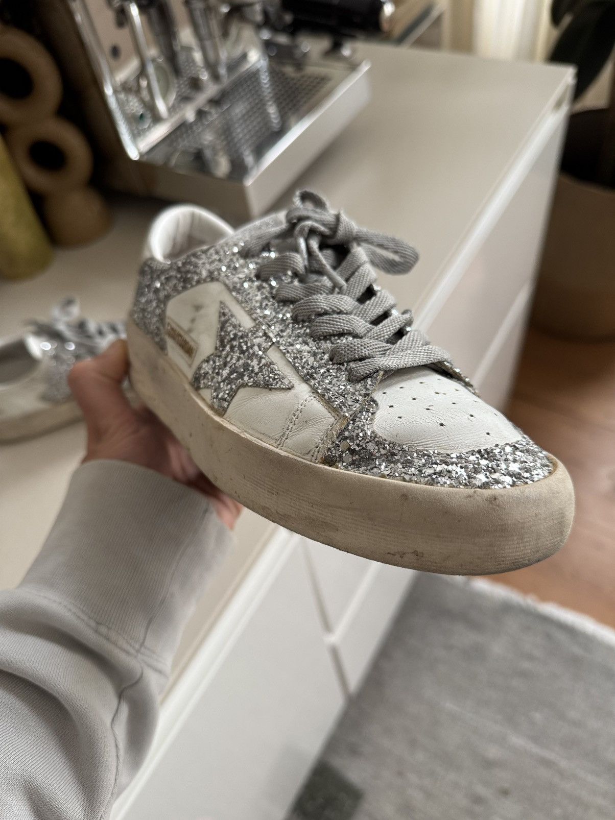 Golden Goose Golden Goose Gr. 38 (weiß/ creme) Size US 7 / IT 37 - 3 Thumbnail