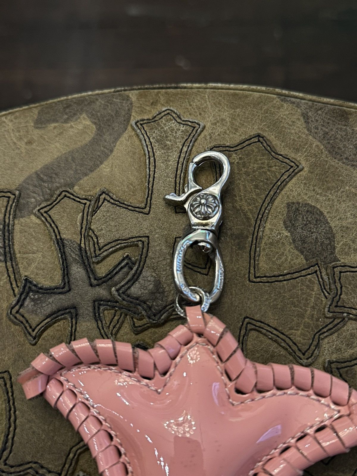 Chrome Hearts CHROME HEARTS PINK CROSS KEYCHAIN Size ONE SIZE - 2 Thumbnail
