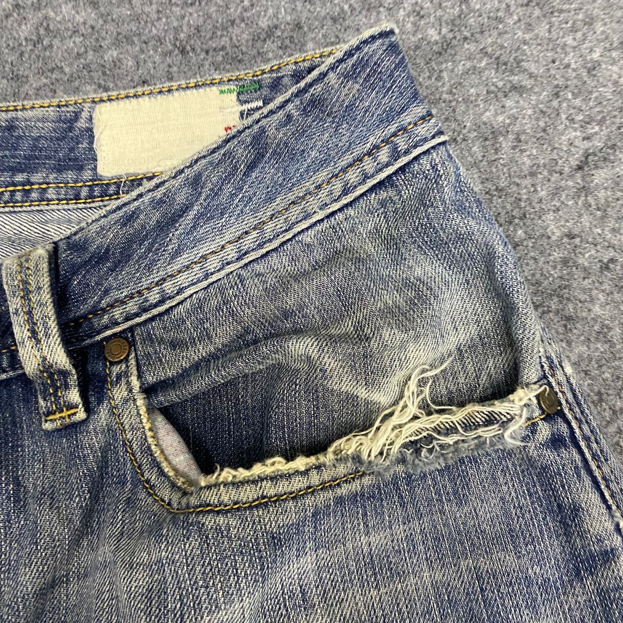 Diesel 💥Best Offer💥Vintage Diesel Industry Distressed Denim Size US 33 - 10 Thumbnail